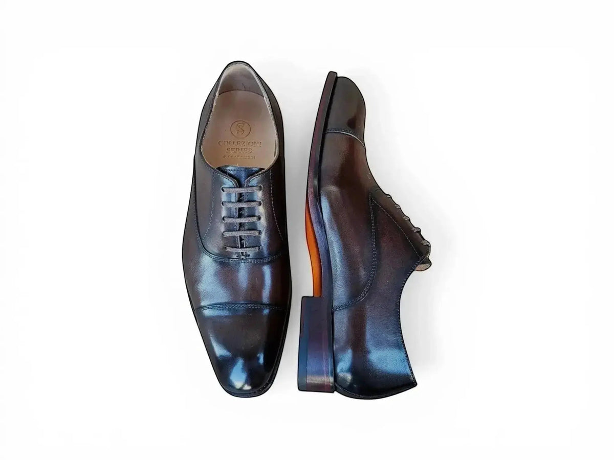Avon Cap Toe Oxford in Leather Sole