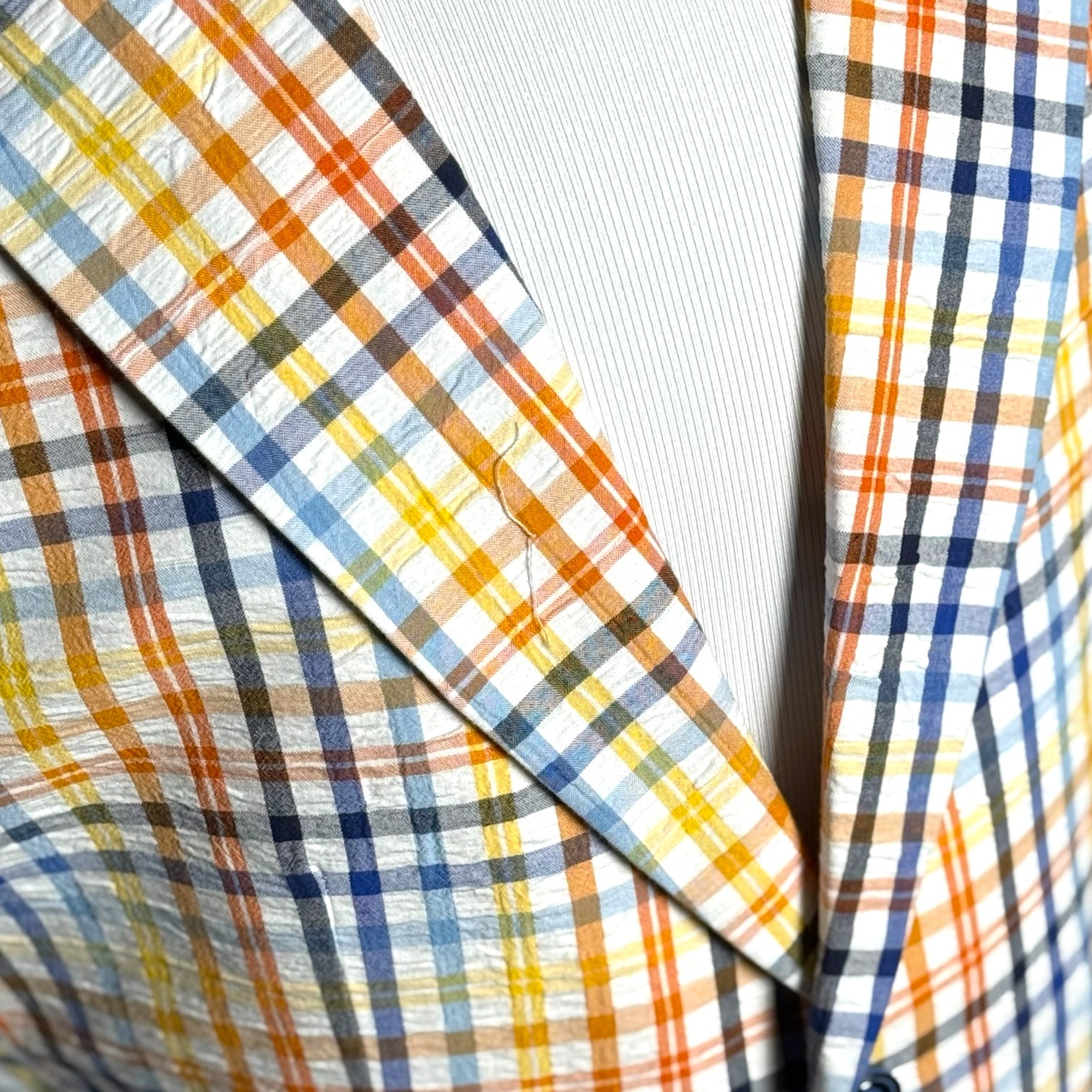 Inserch Men’s Multi-Color Seersucker Plaid Sport Coat 271