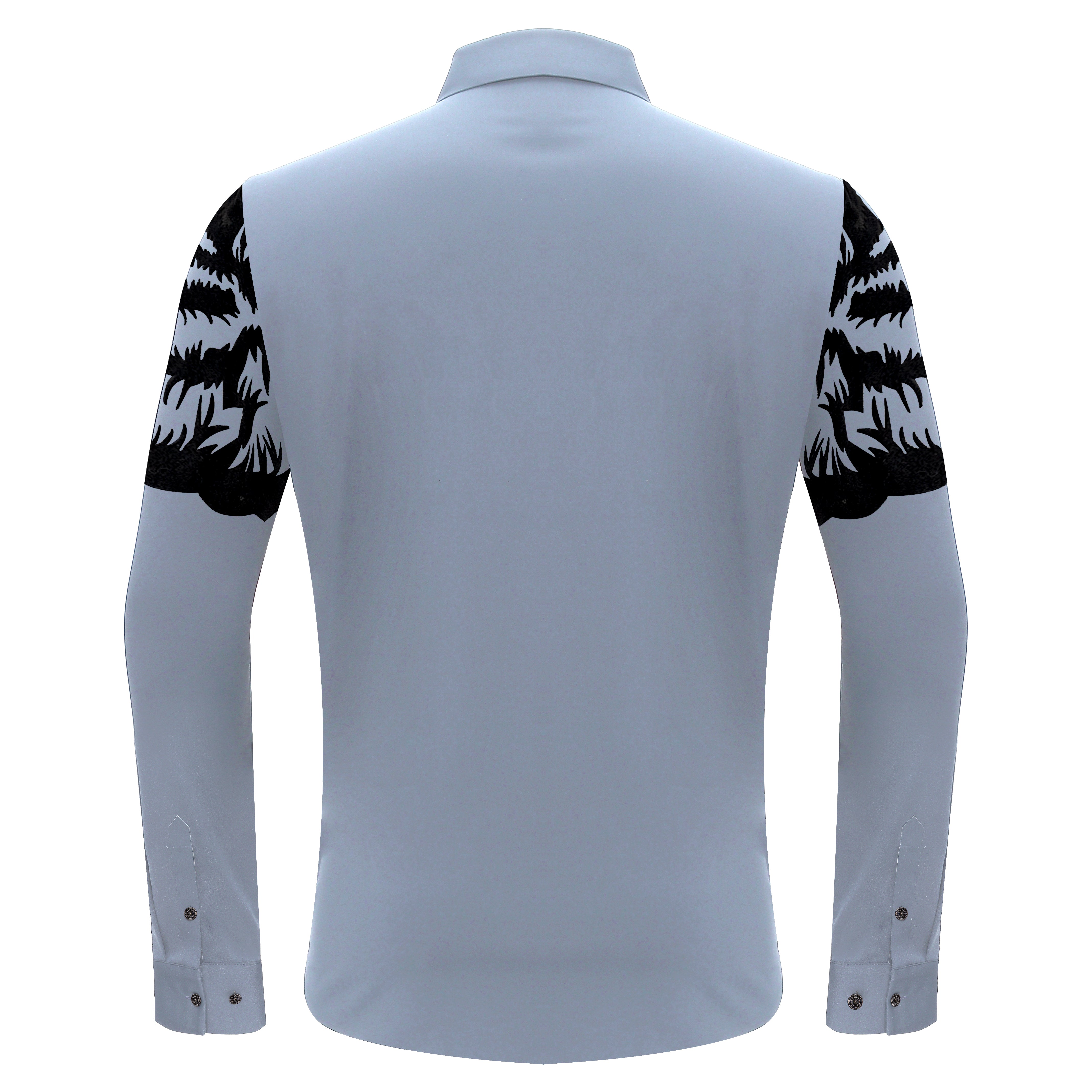 Tiger's Wrath Button-Up Shirt SKY/BLUE GUN