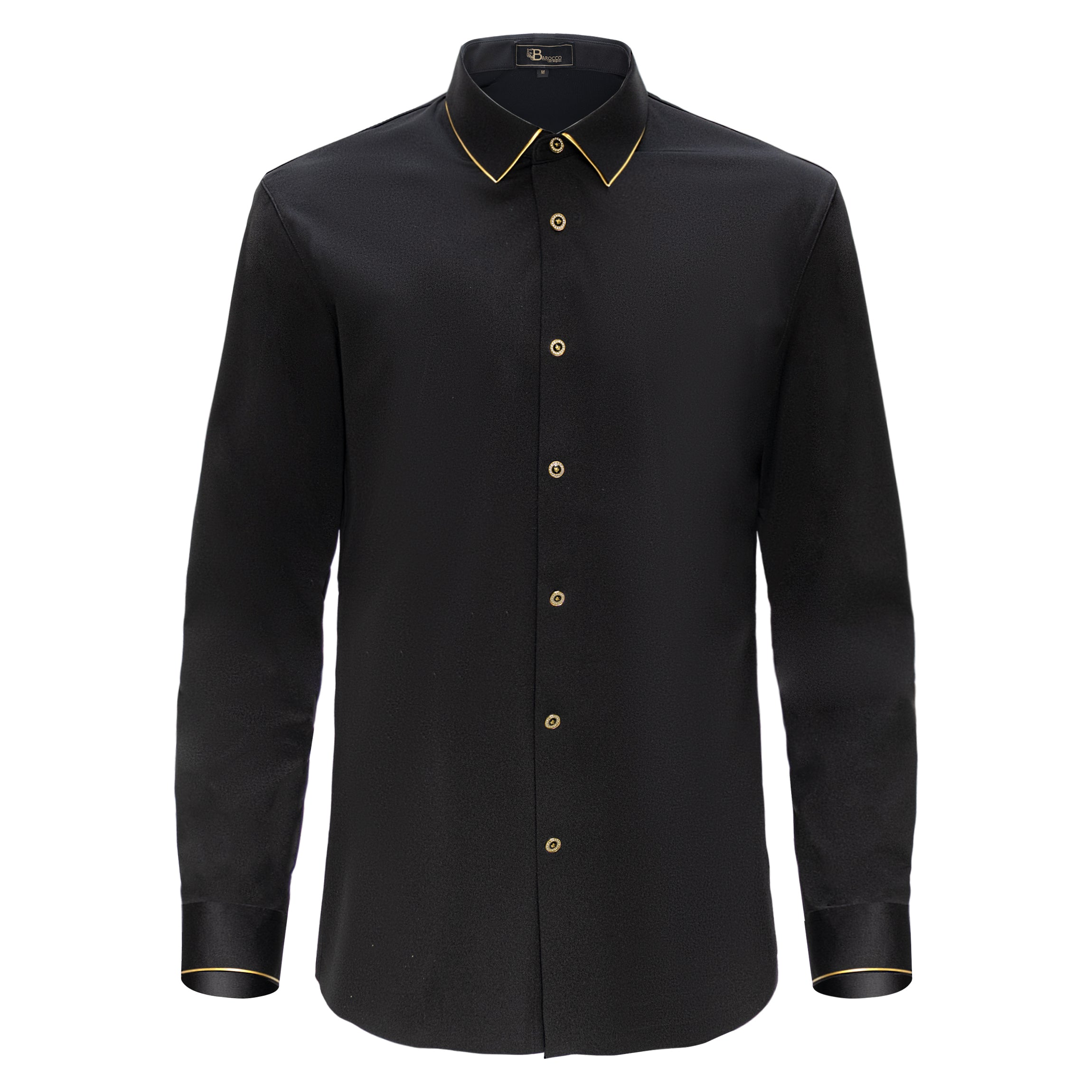 Imperial Essence Button-Up Shirt BLACK/GOLD