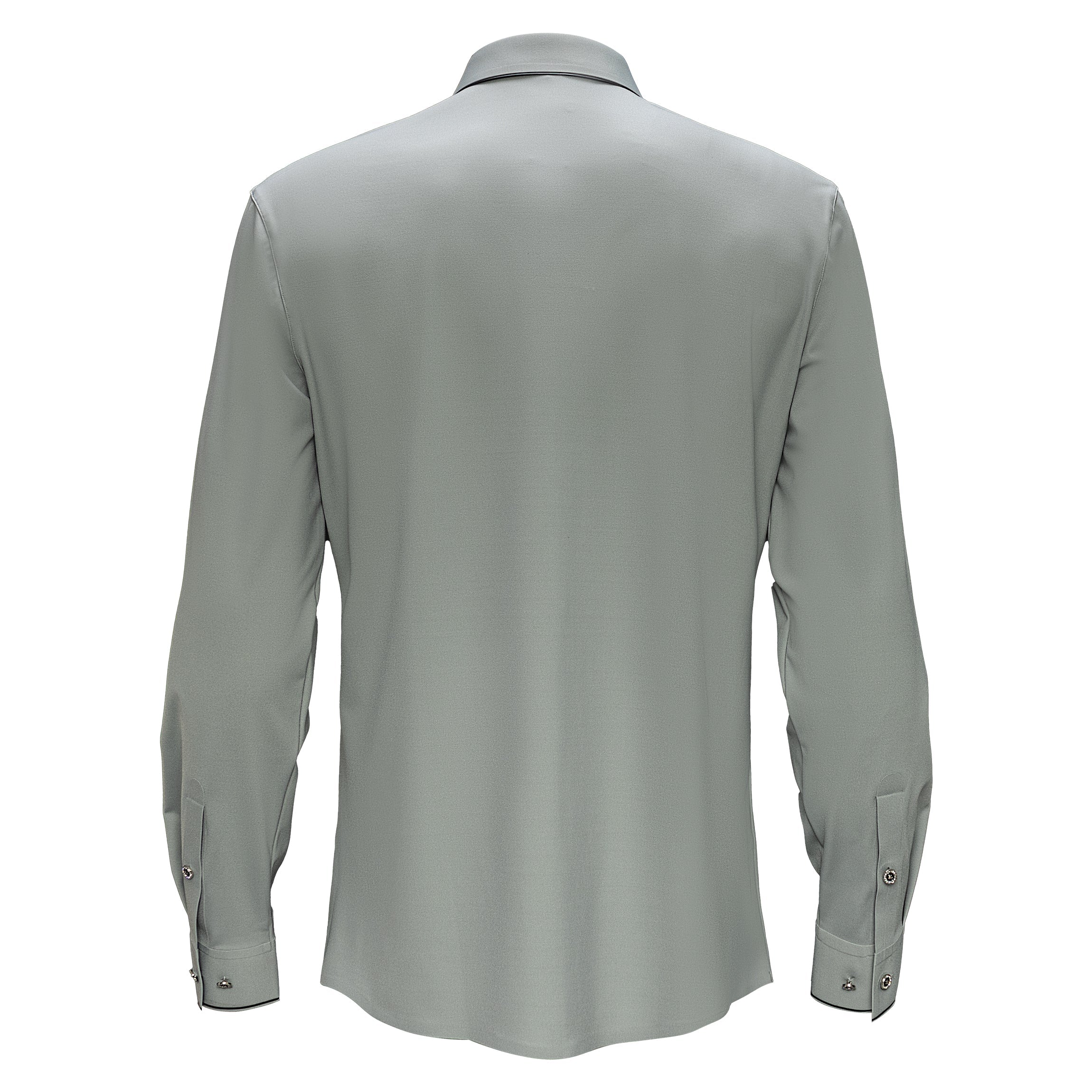 Imperial Essence Button-Up Shirt LIGHT GREY