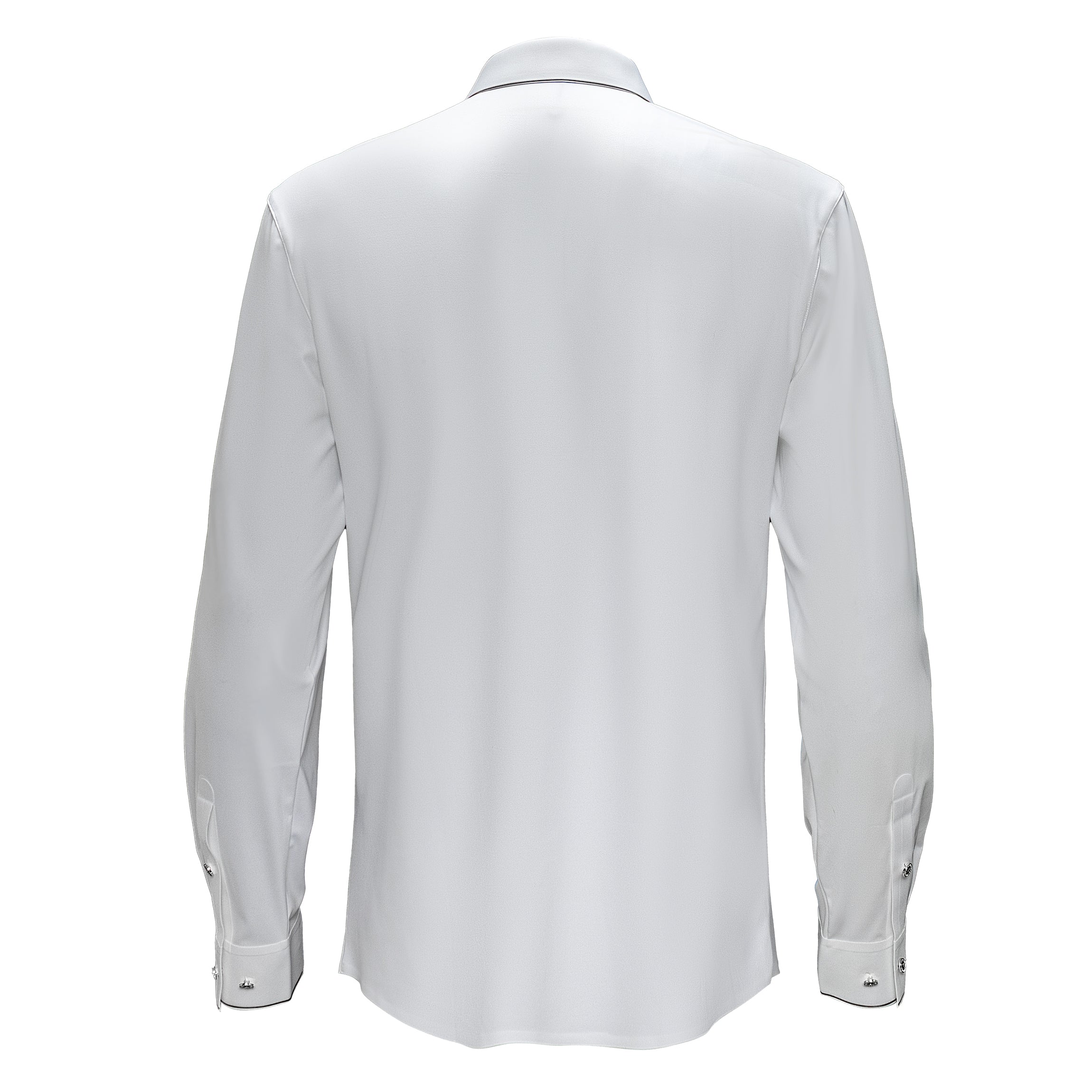 Imperial Essence Button-Up Shirt WHITE/SILVER