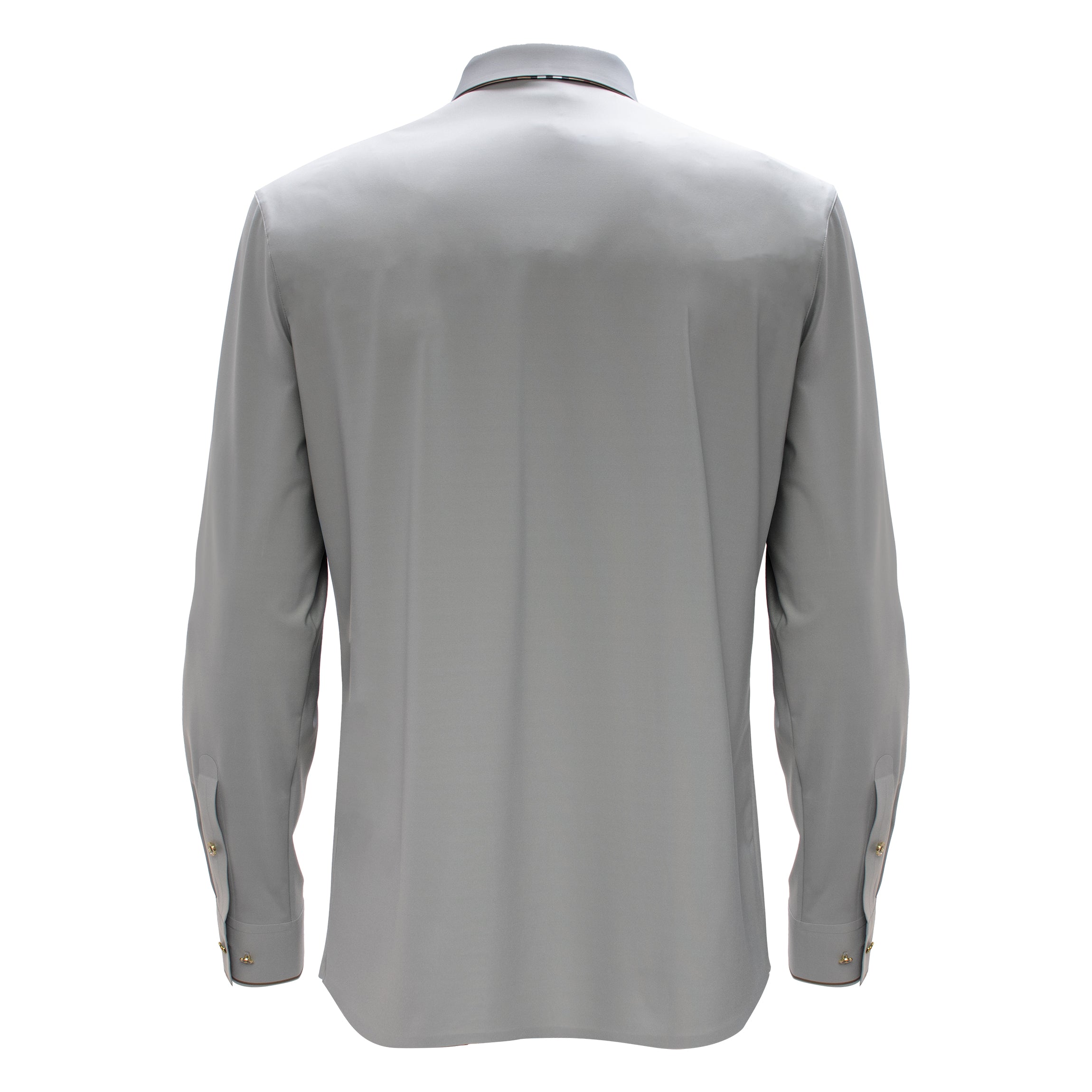 Regret Free Button-Up Shirt SILVER