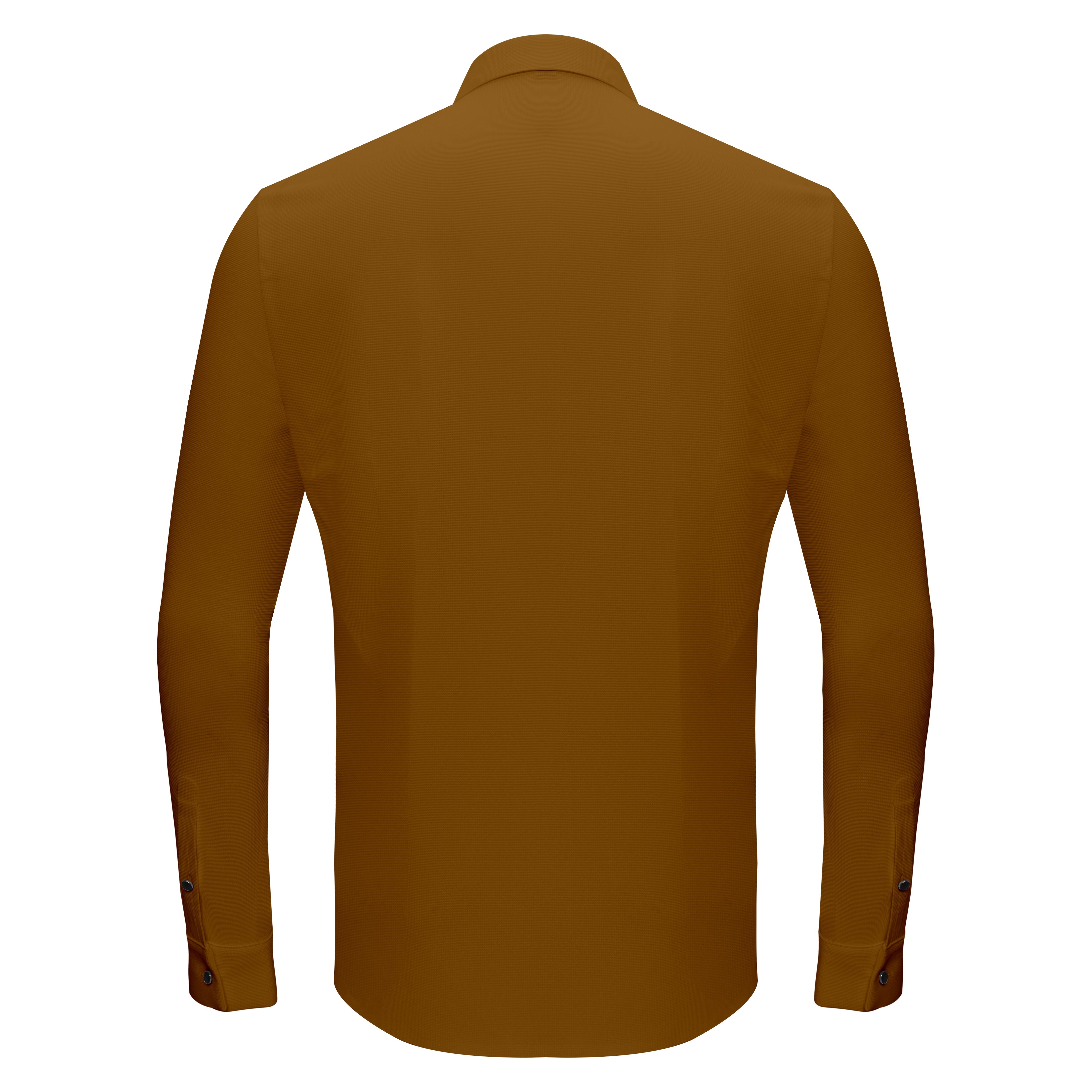 Silver Sophistication Button-Up Shirt KHAKI