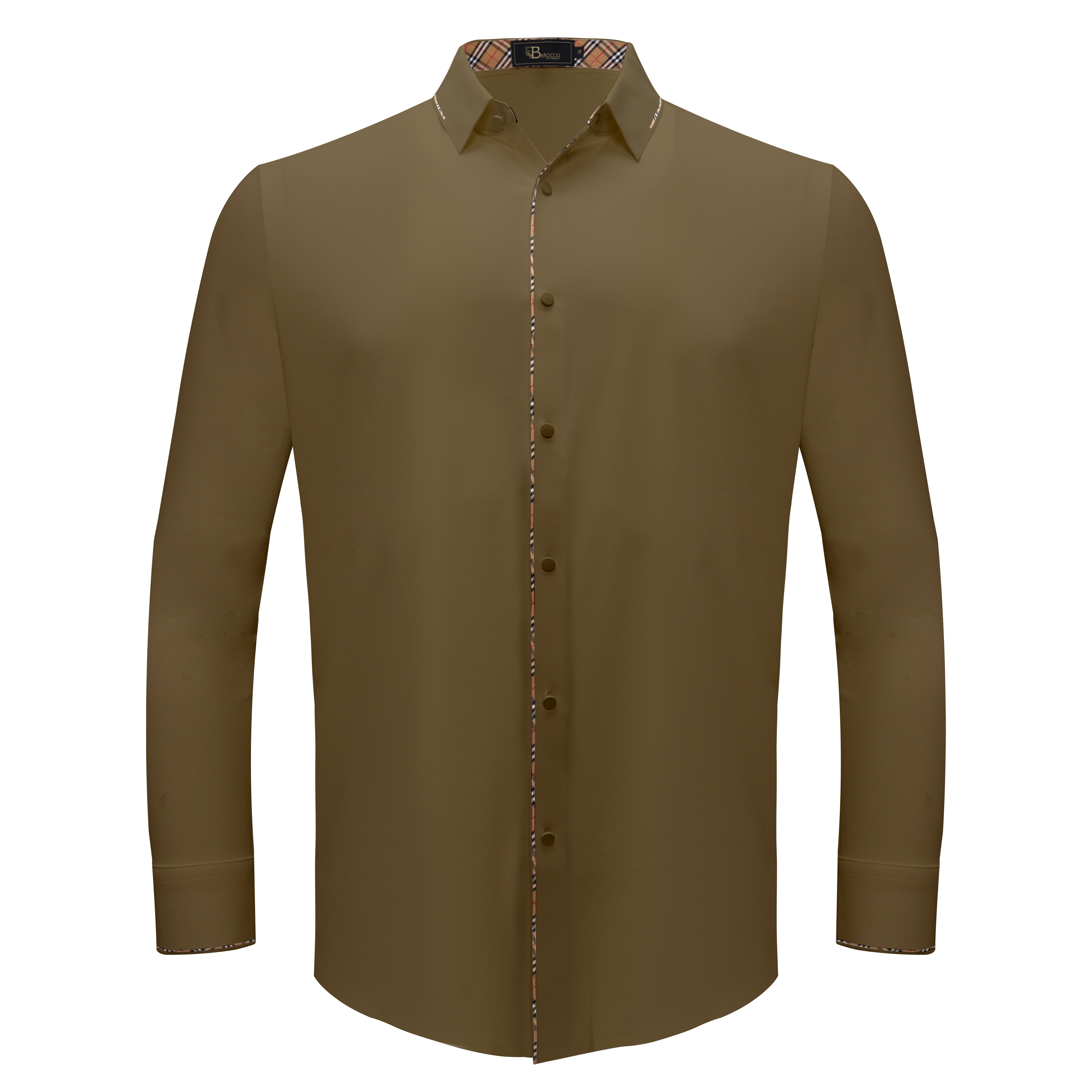 Modern Class Button up shirt KHAKI