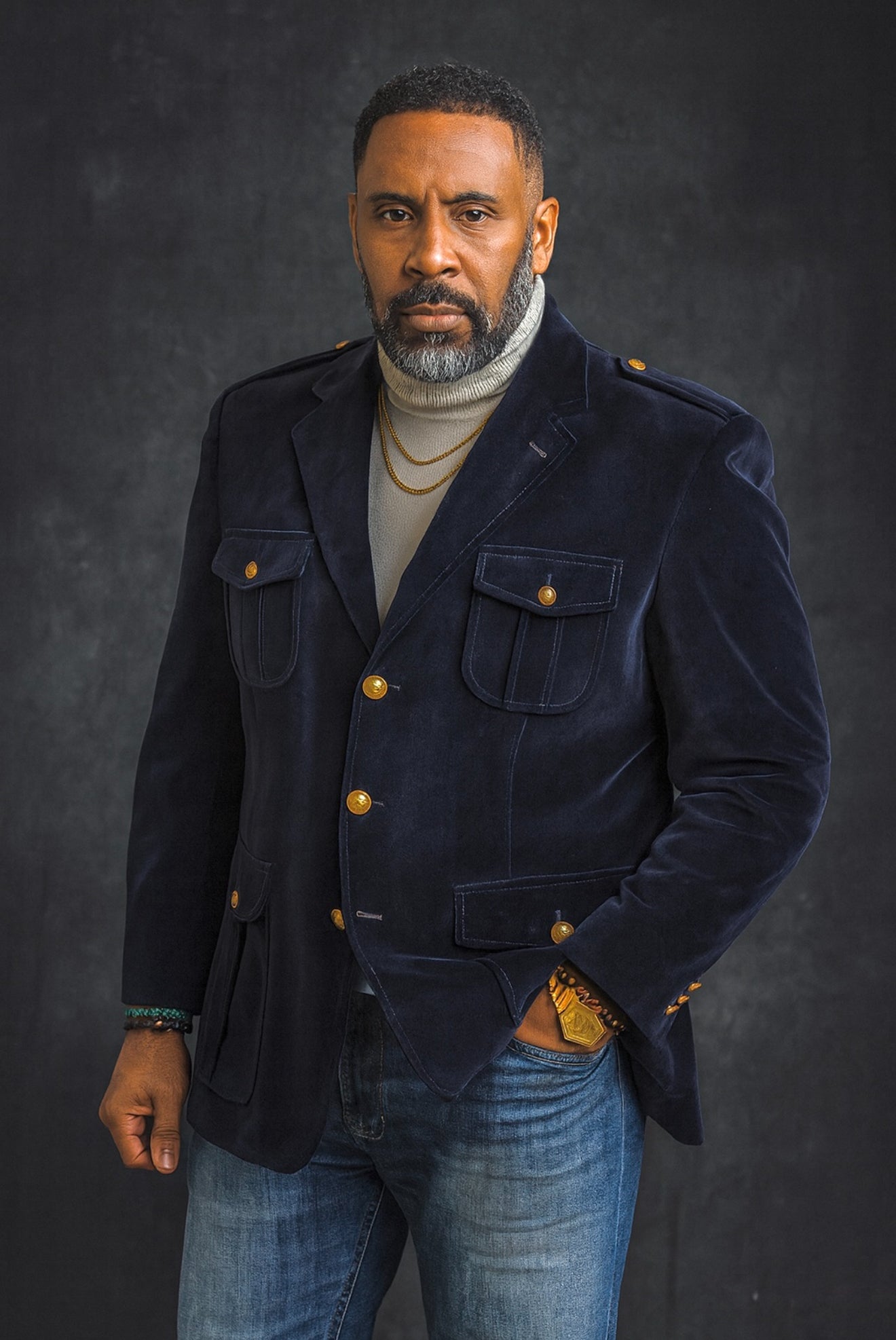 Inserch Military Blazer 569 (Navy)