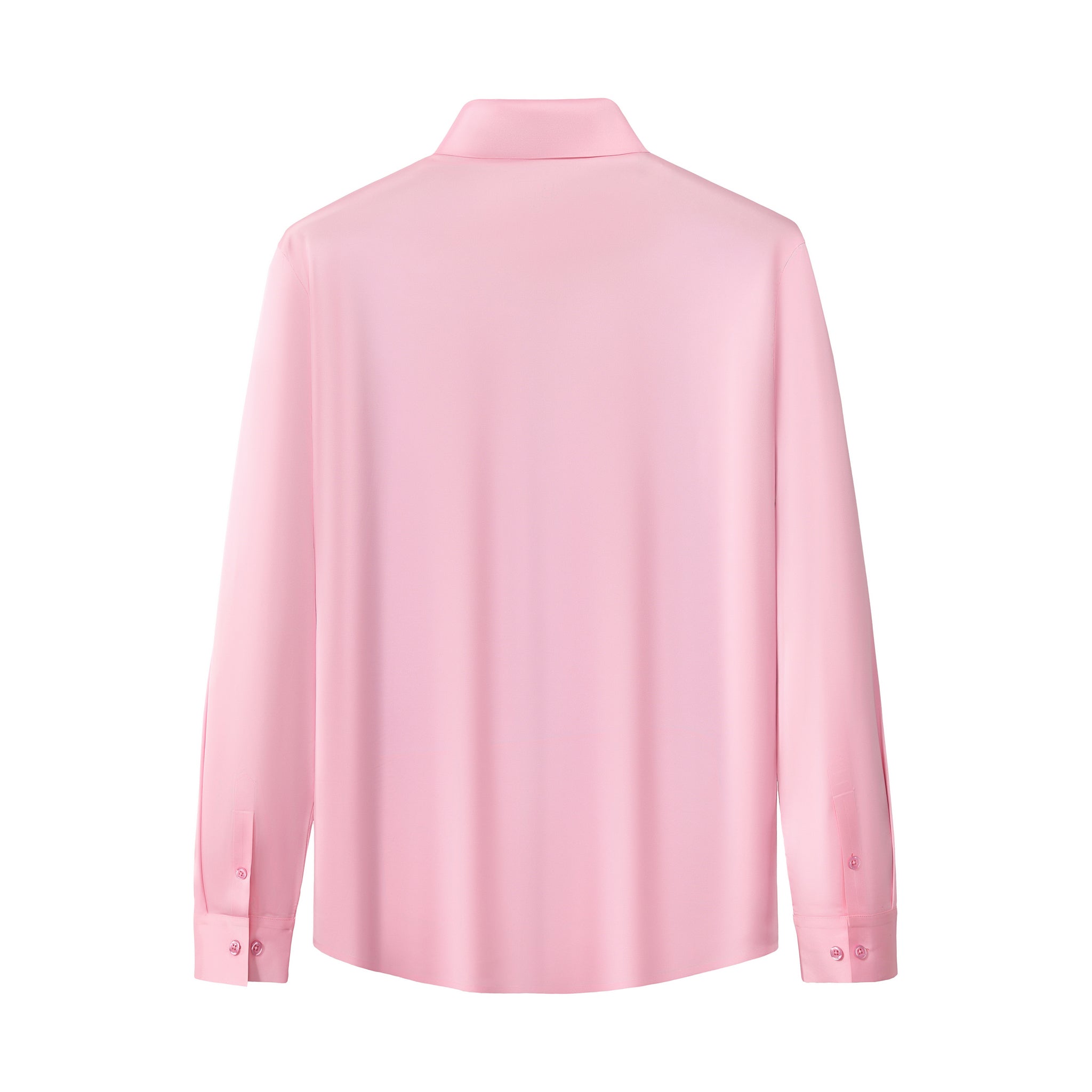 SIGNATURE SATIN STITCHLESS LS Shirt PINK