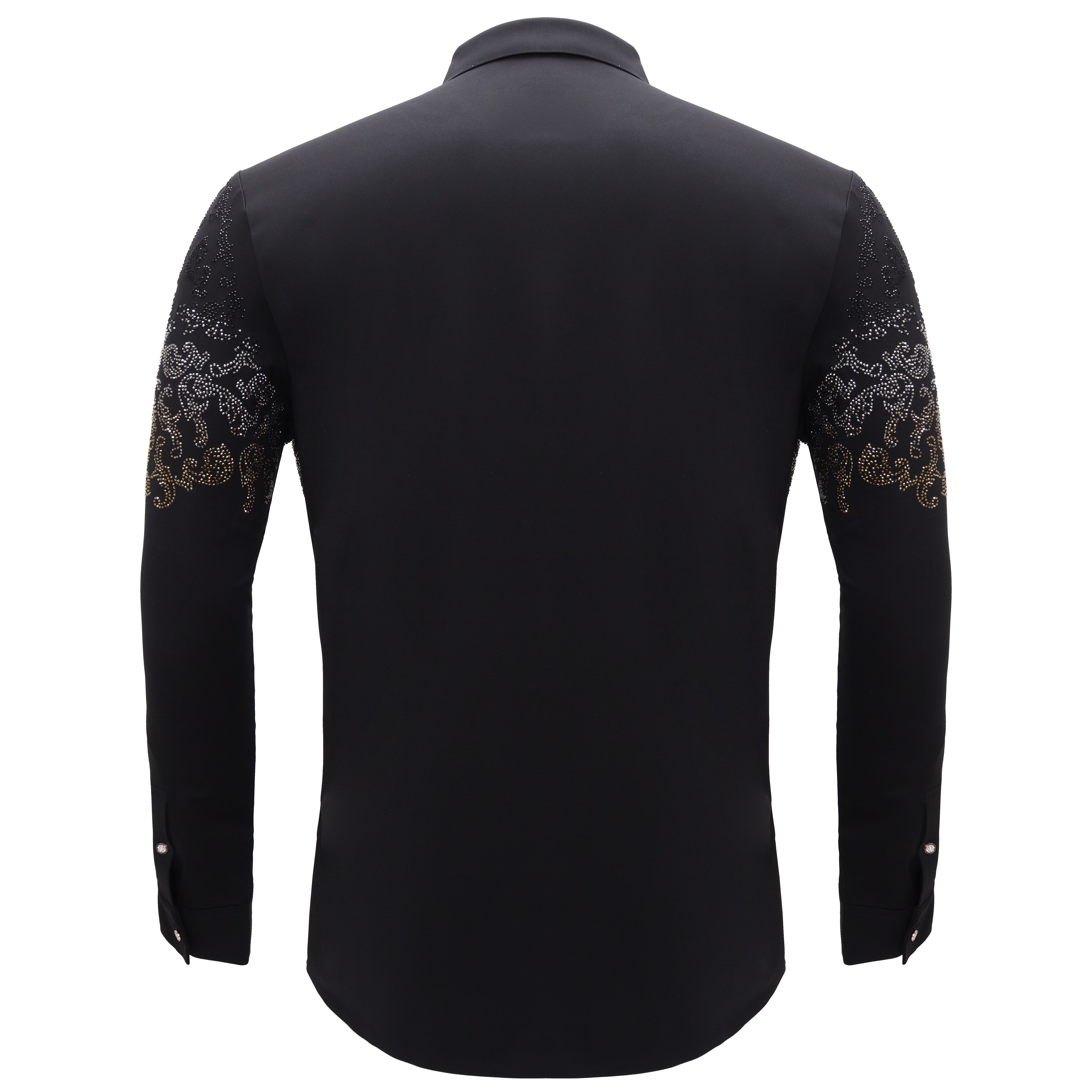 Nightfall Crest Shirt BLACK/GUN GOLD
