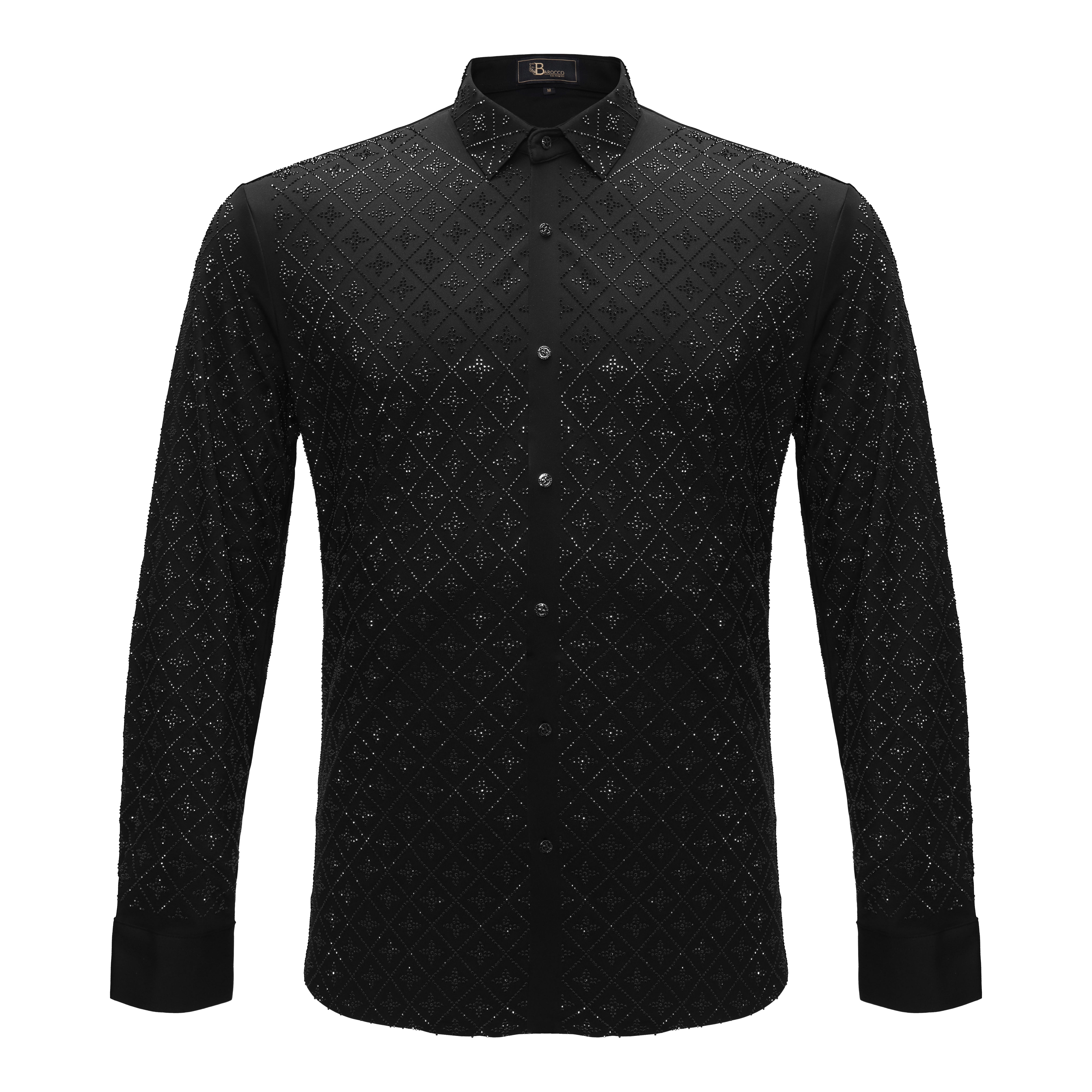 Sharp Armor Button-Up Shirt BLACK/BLACK