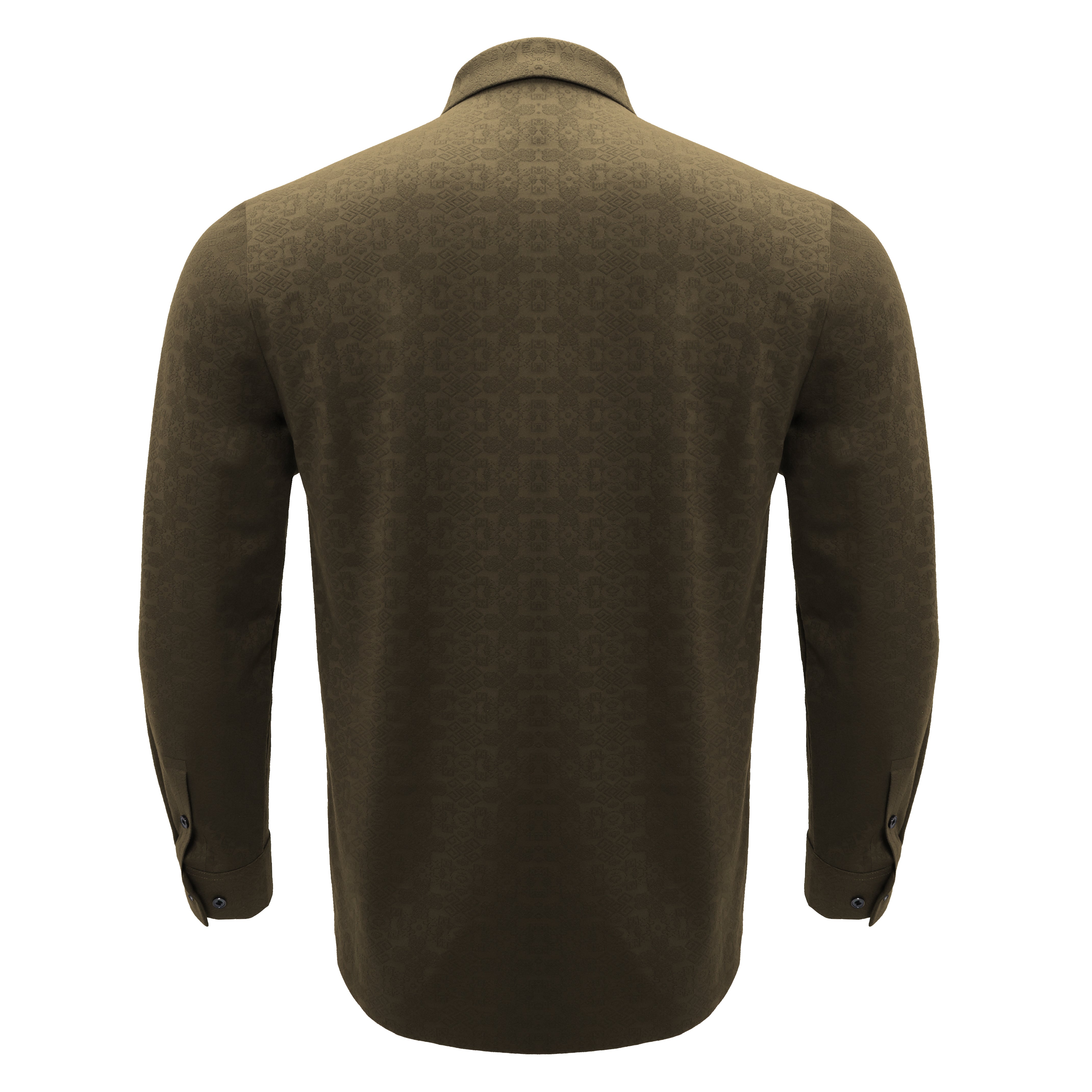 Power Flex Button-Up Shirt BROWN