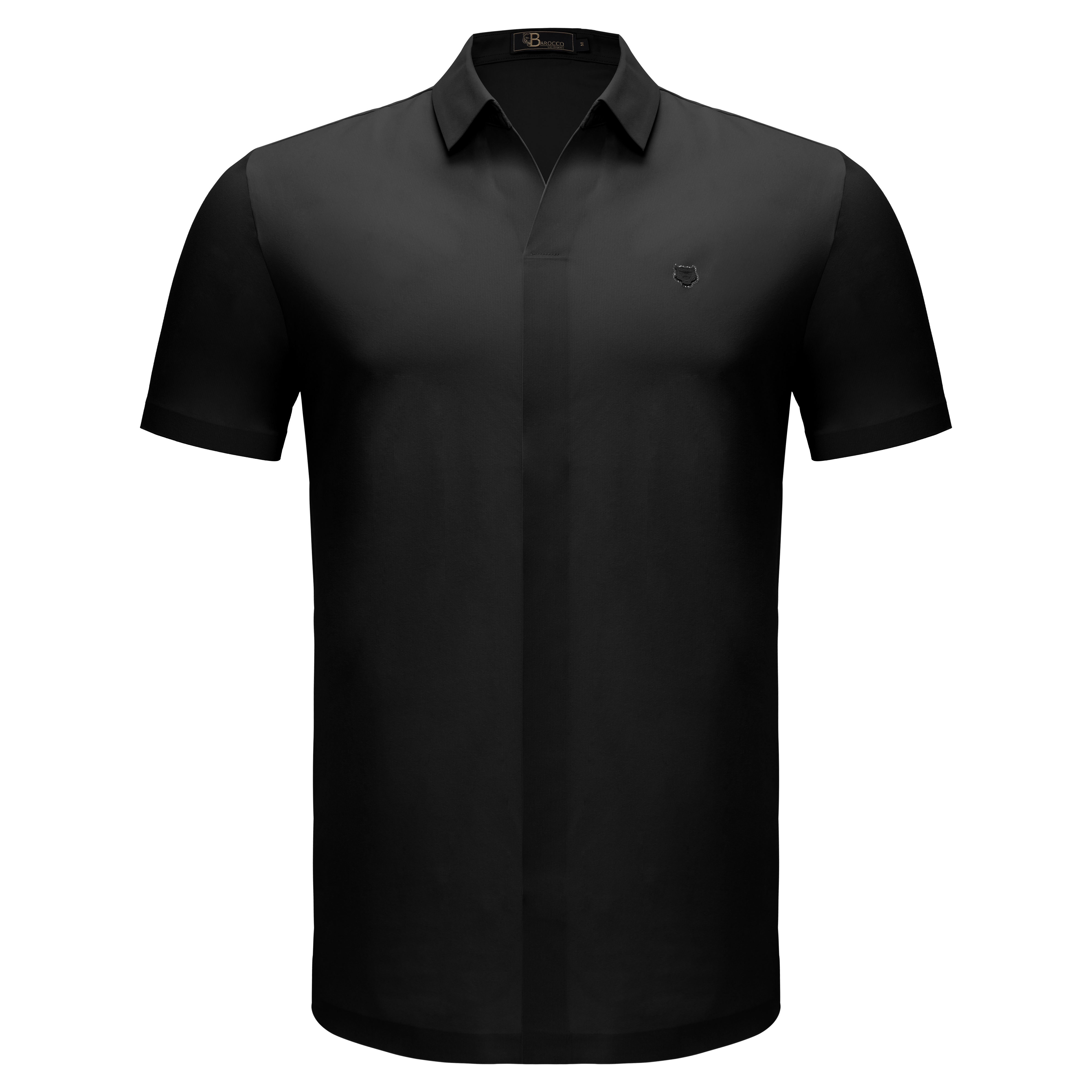 The Silhouette SS Polo BLACK