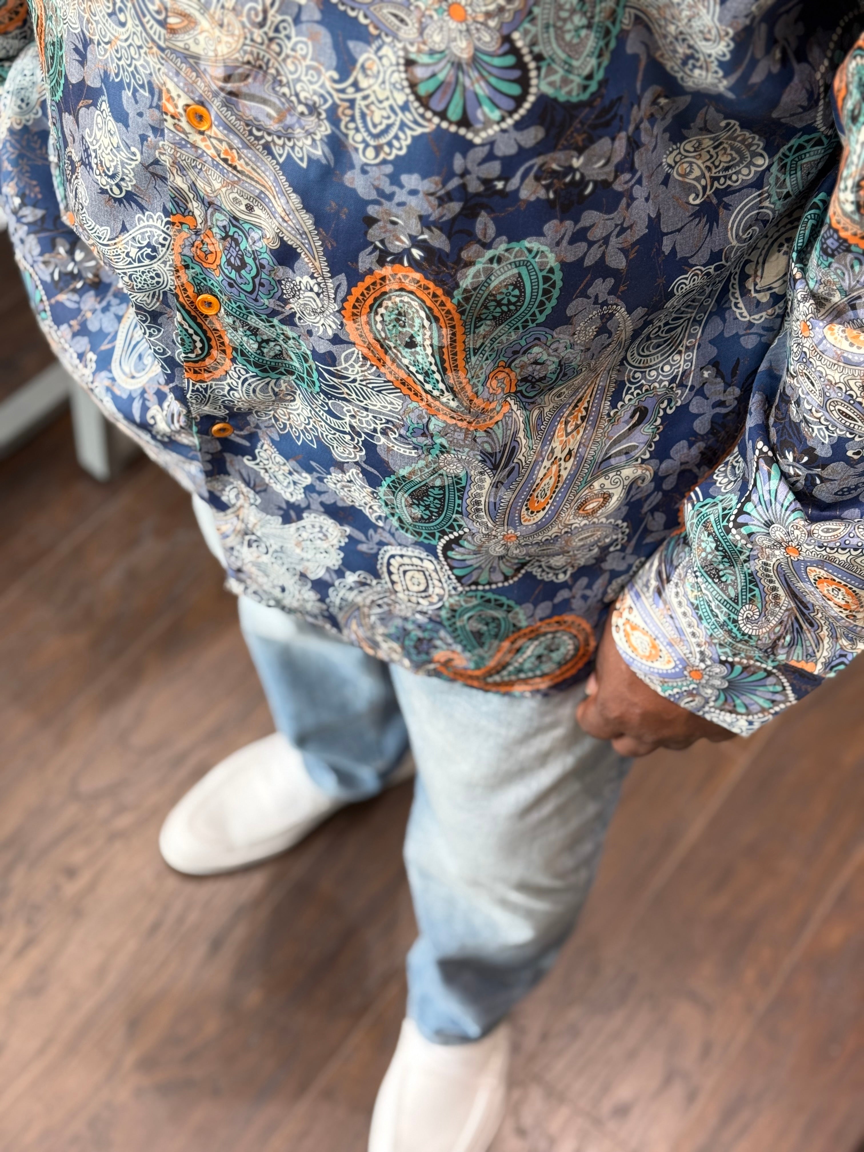 Cigar Couture "Dexter" Shirt (Navy) 5019