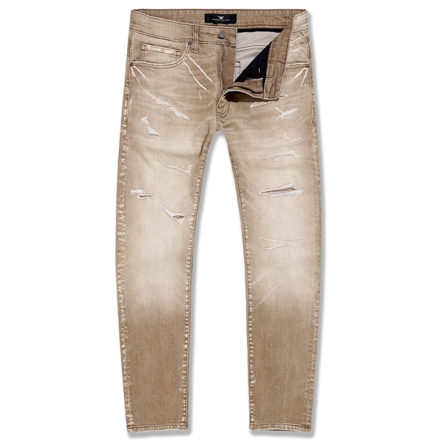 Jordan Craig Collins Straight Fit Super Stretch Denim Jeans Men's – Cappuccino JC22283