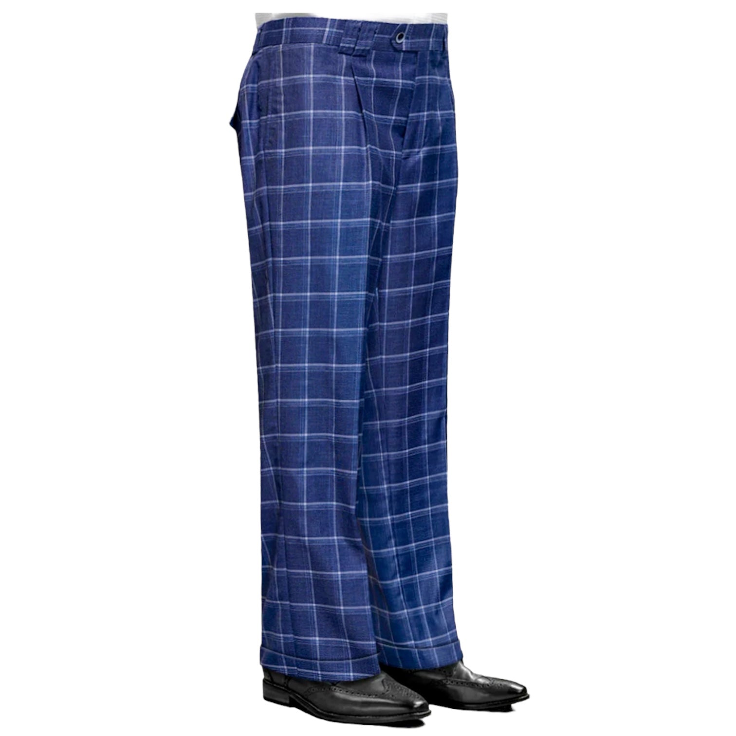 Statement Wide Leg Pant (Blue)