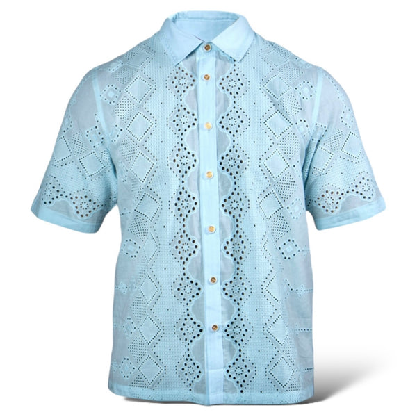 Prestige "Skyline" Cotton Shirt (Light Blue)
