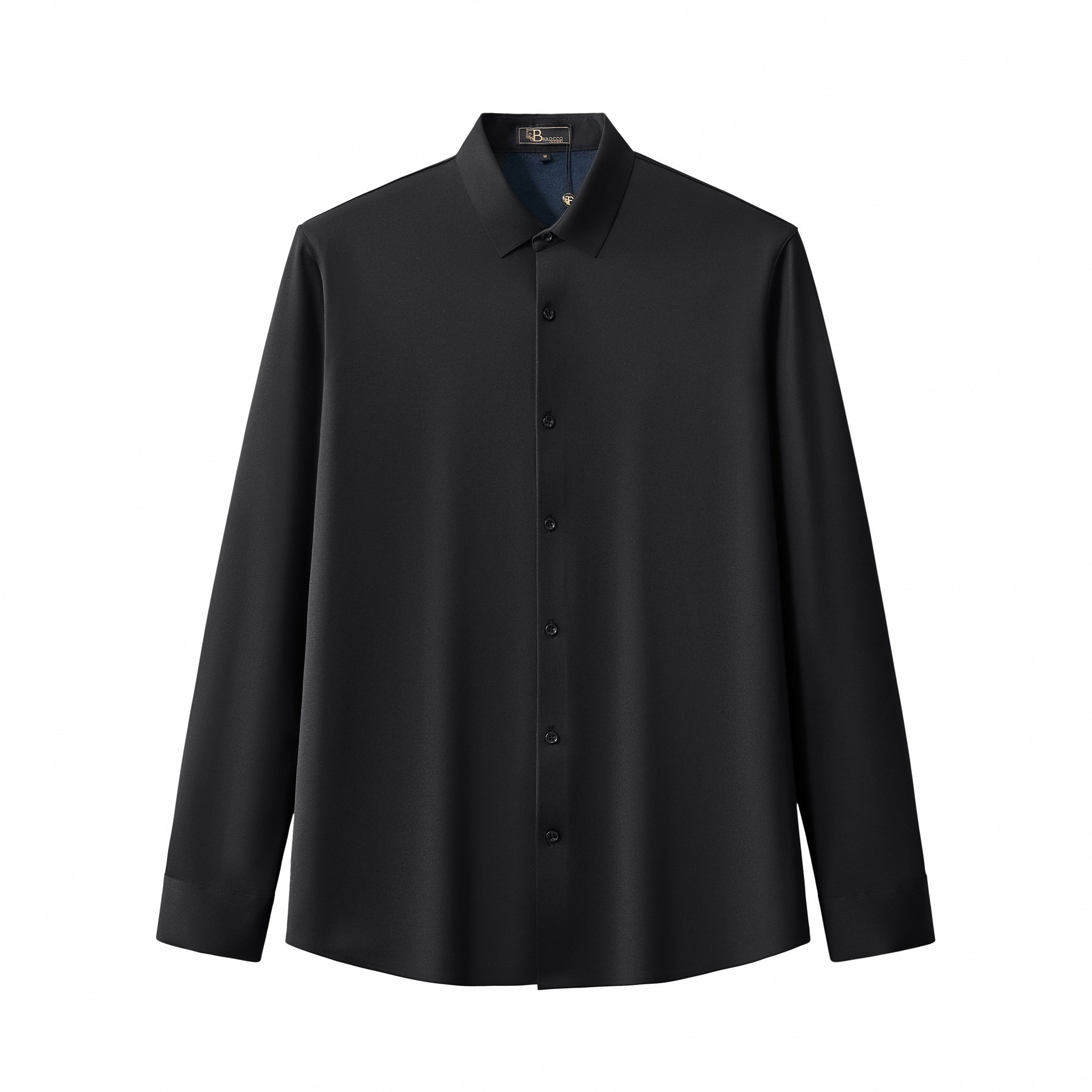 Velvet Core LS button up Shirt BLACK