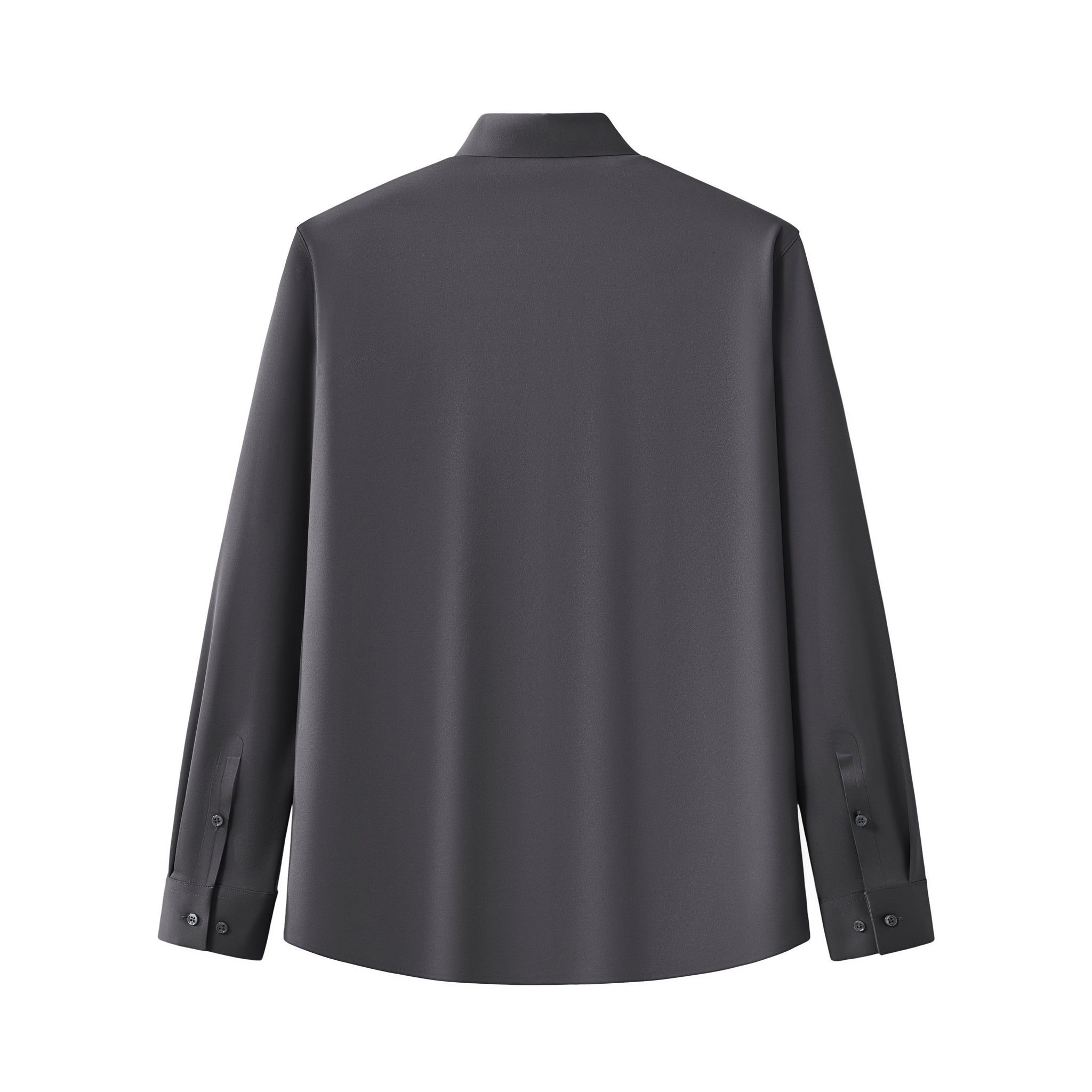 Velvet Core LS button up Shirt DARK GREY