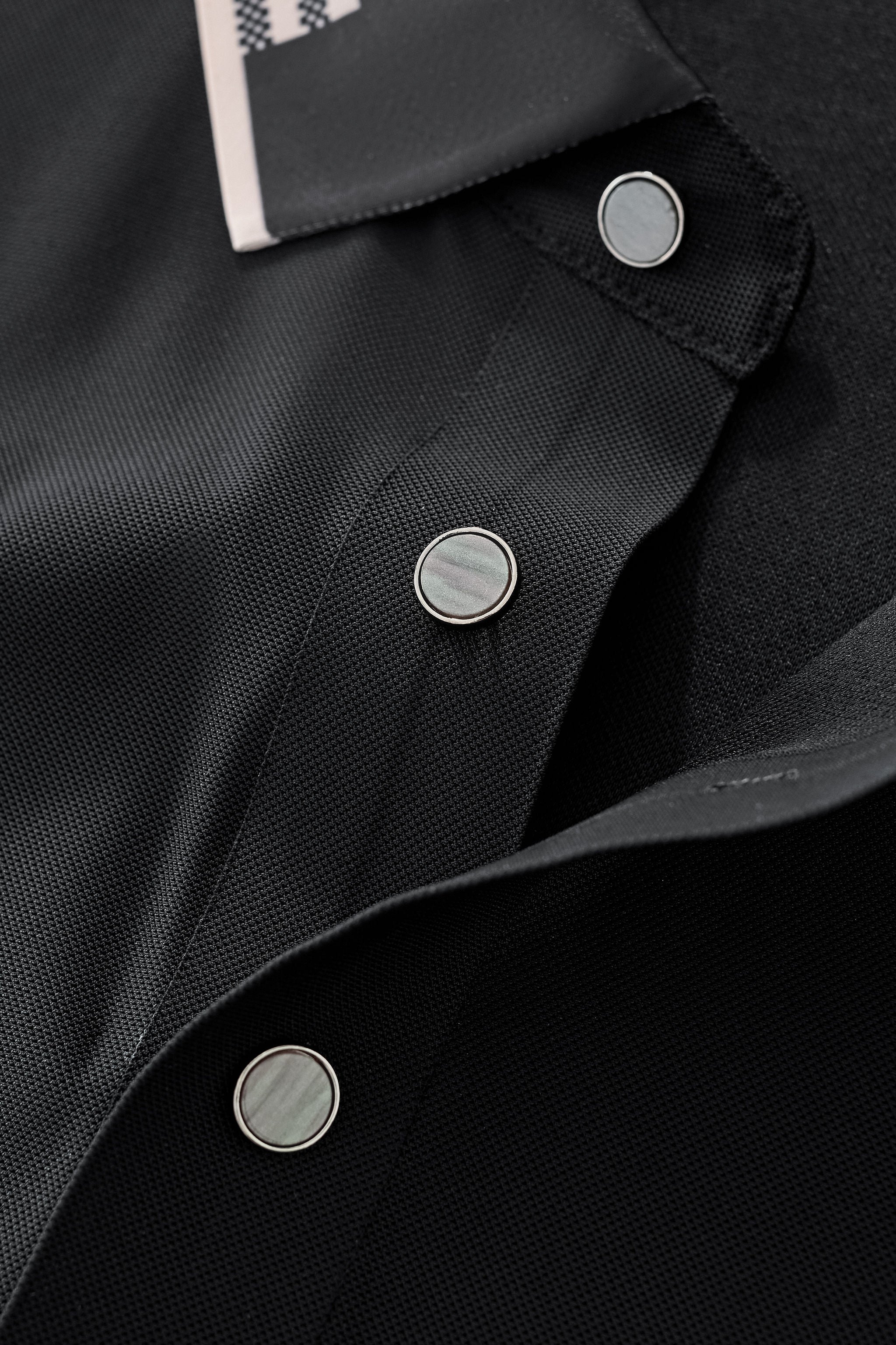 Signature Trim Performance Polo – El Baron BLACK