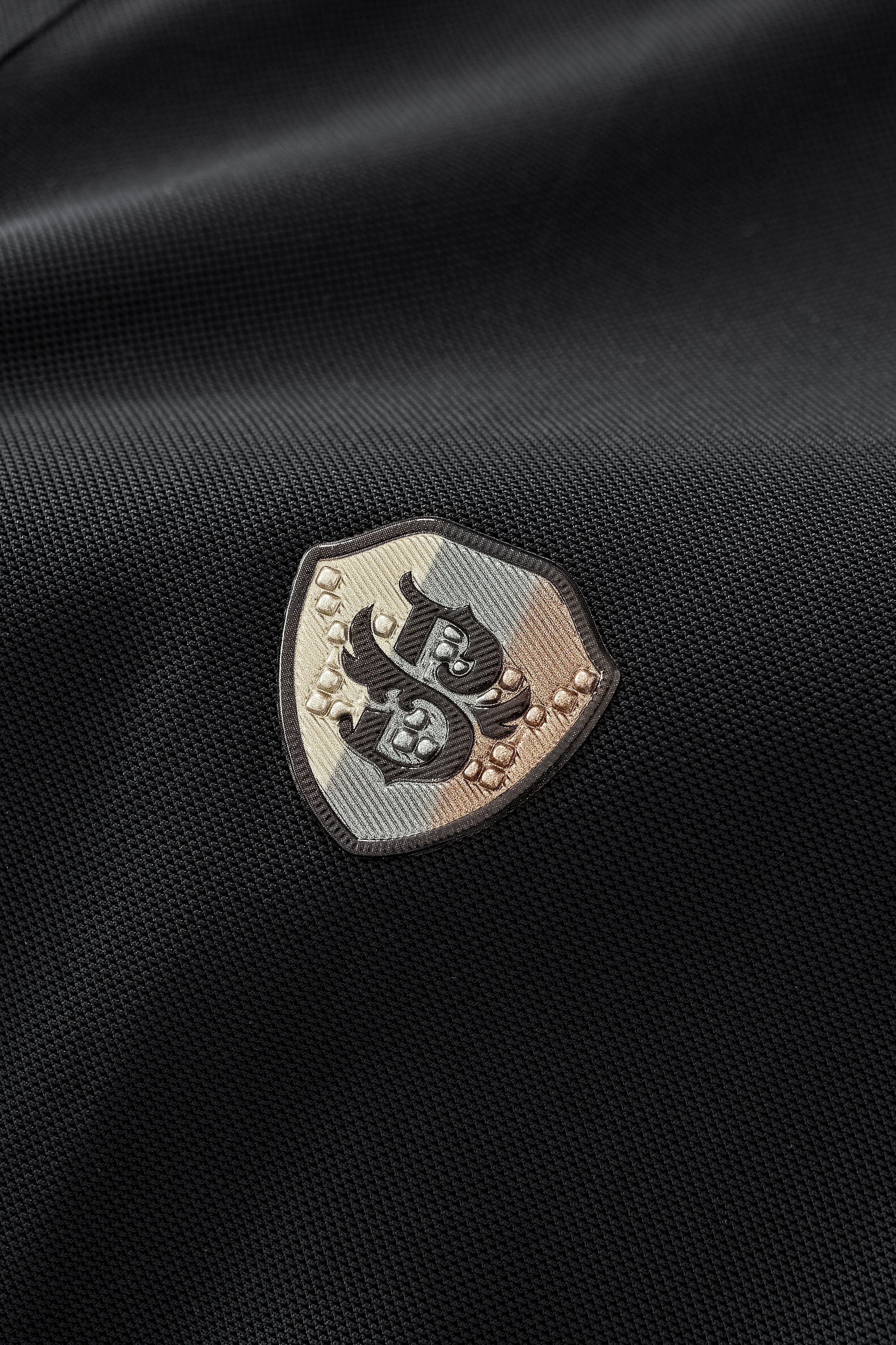 Signature Trim Performance Polo – El Baron BLACK