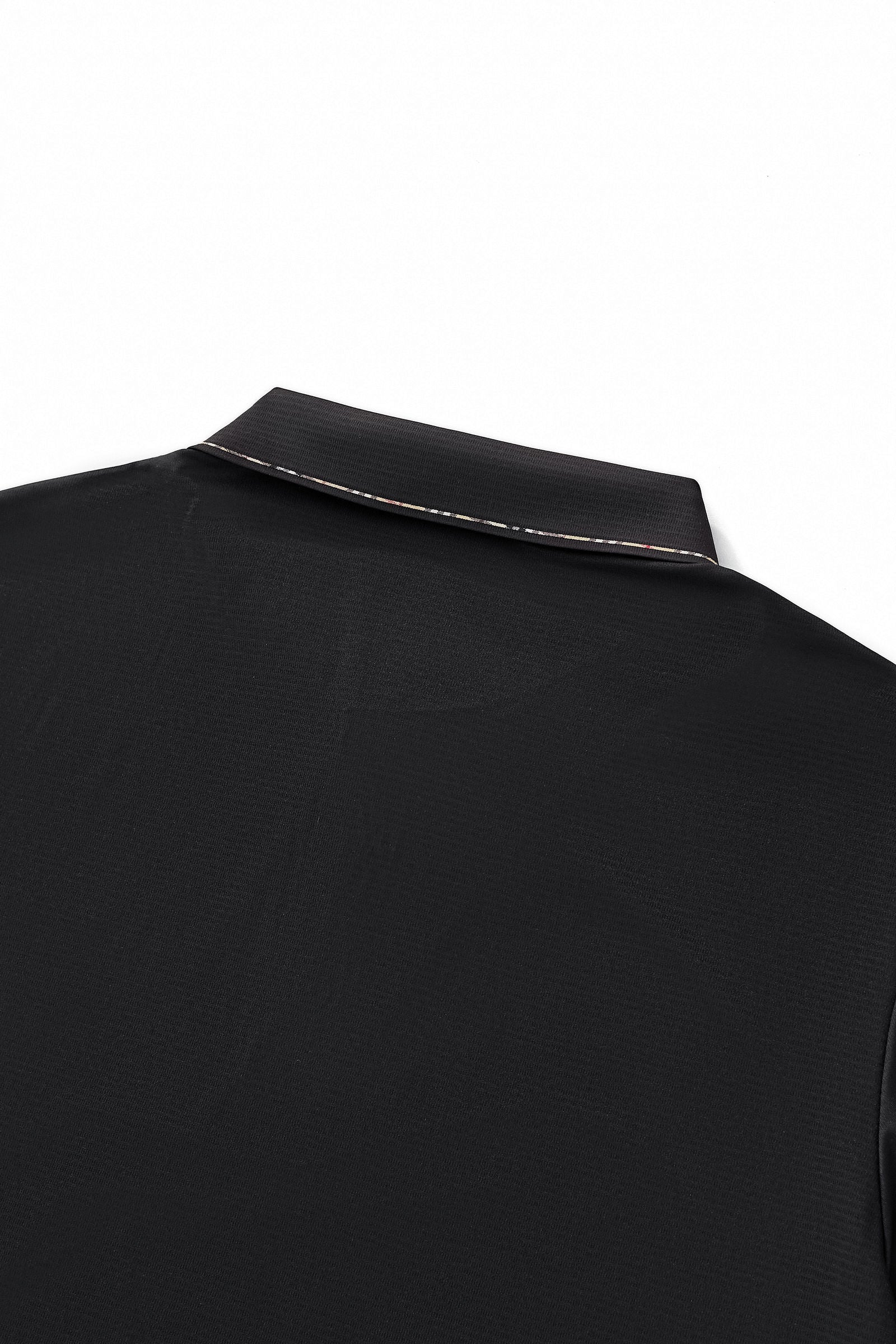 Contrast Trim Detail Polo – El Baron BLACK