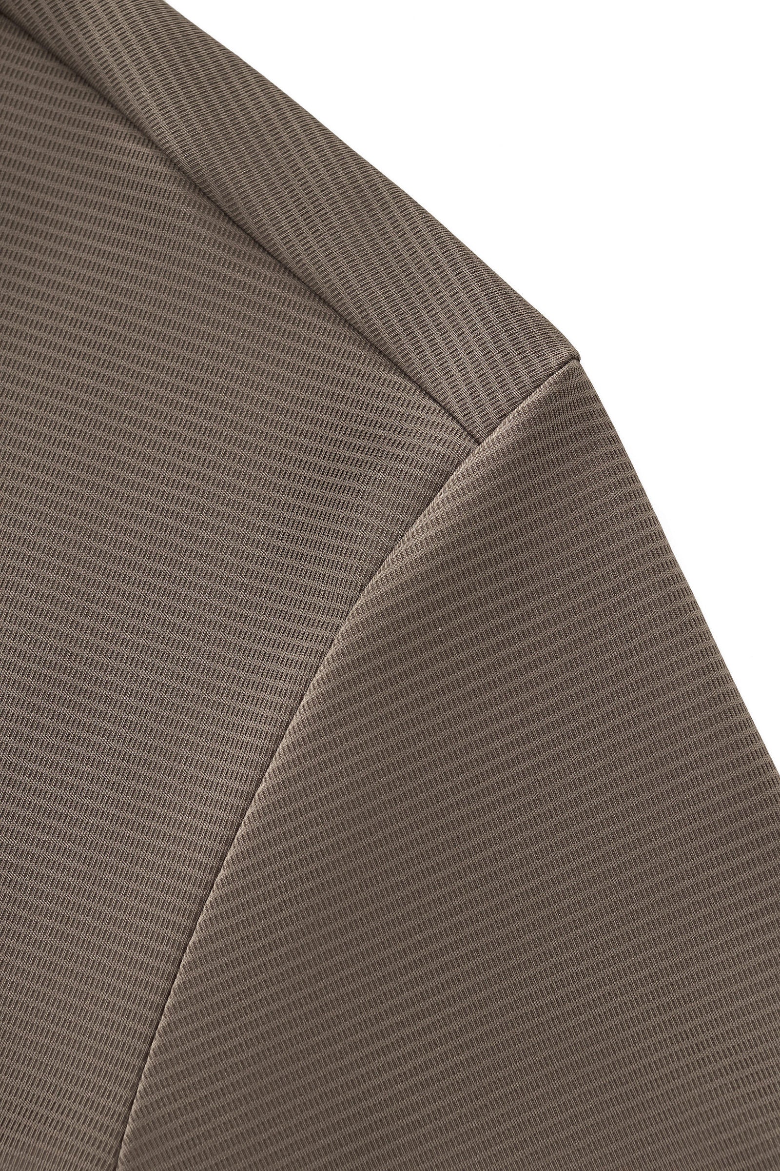 Contrast Trim Detail Polo – El Baron BROWN