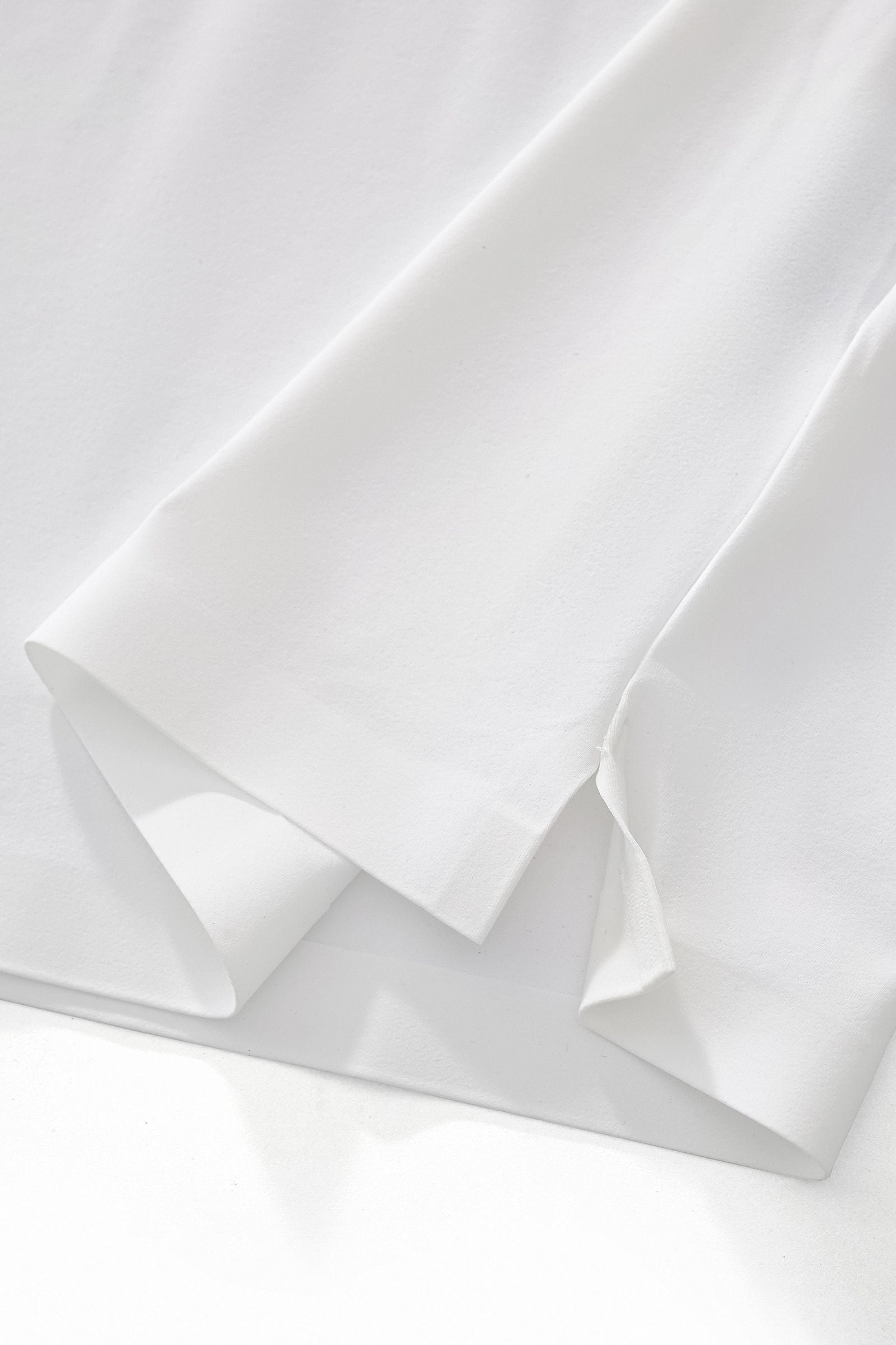 Stripe Collar Performance Polo – El Baron WHITE