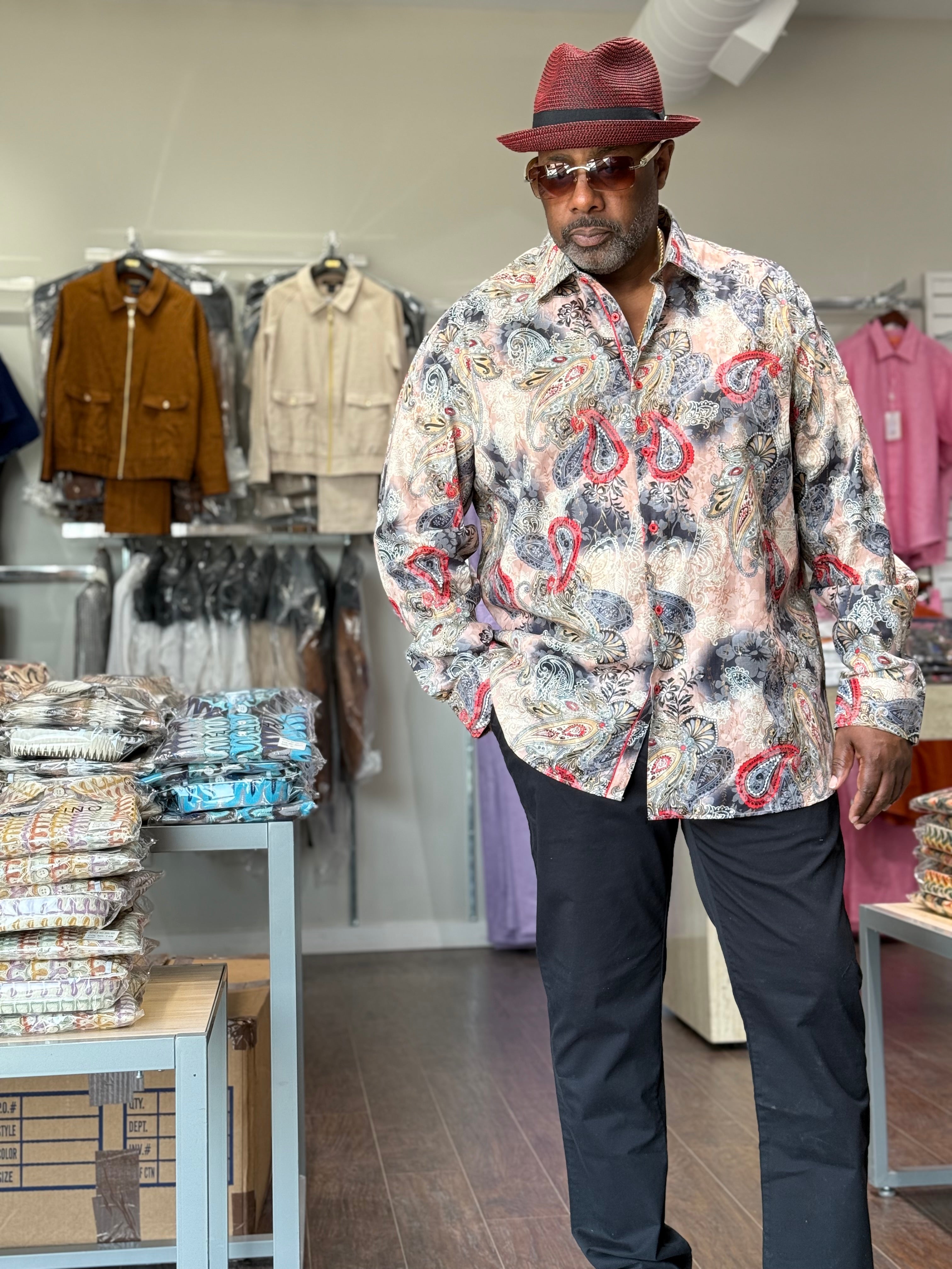 Cigar Couture "Dexter" Shirt (Beige) 5019