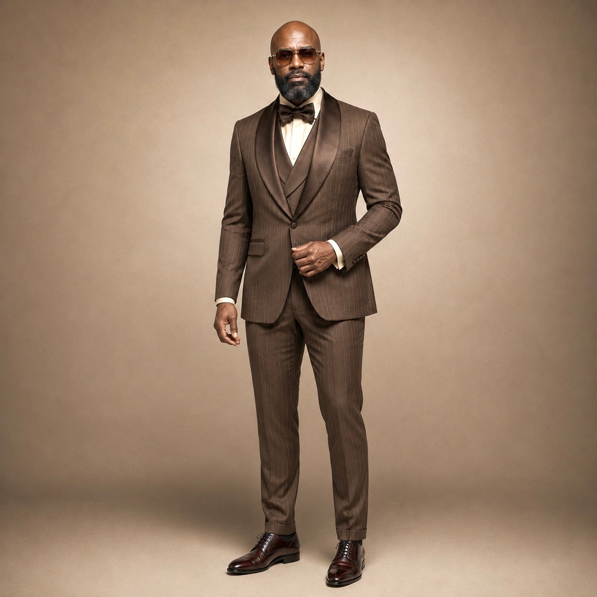Rossi Man 3 Piece Tuxedo - Dusty Tan RM1965