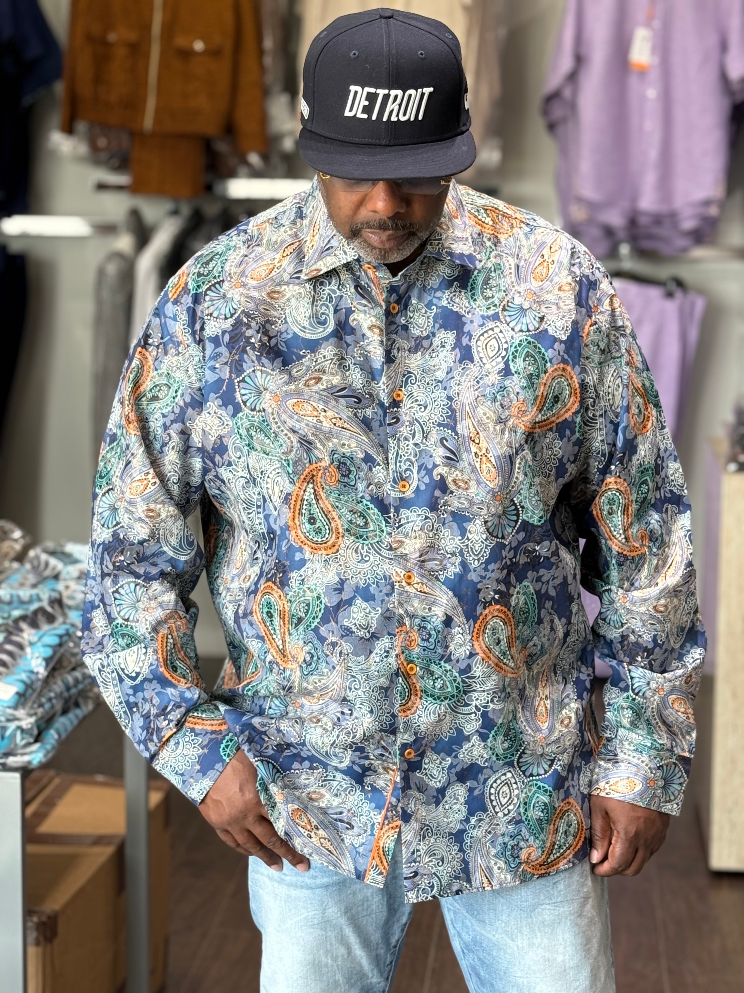 Cigar Couture "Dexter" Shirt (Navy) 5019