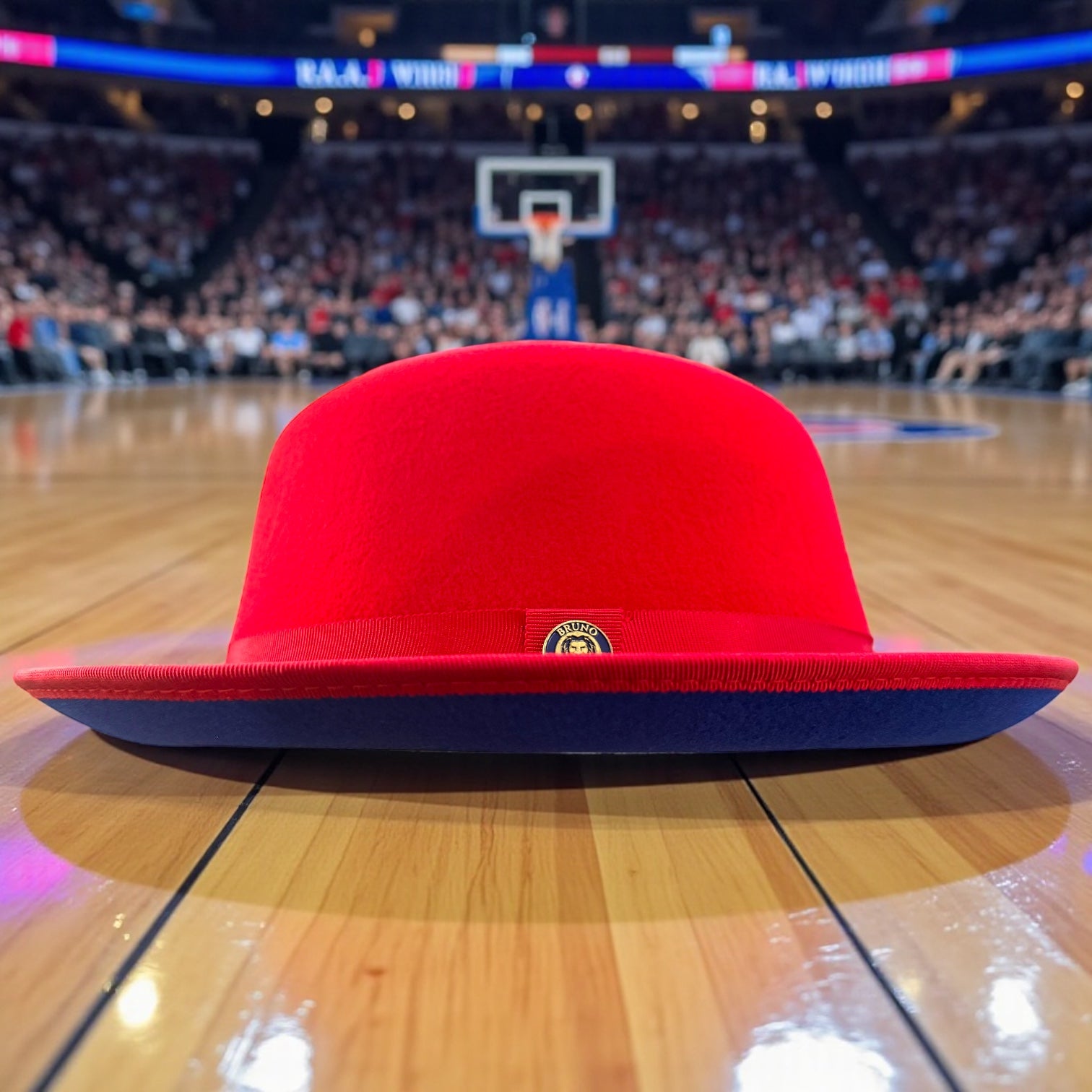 Bruno Capelo Red Bottom Hat "keenan" (Red/Royal)