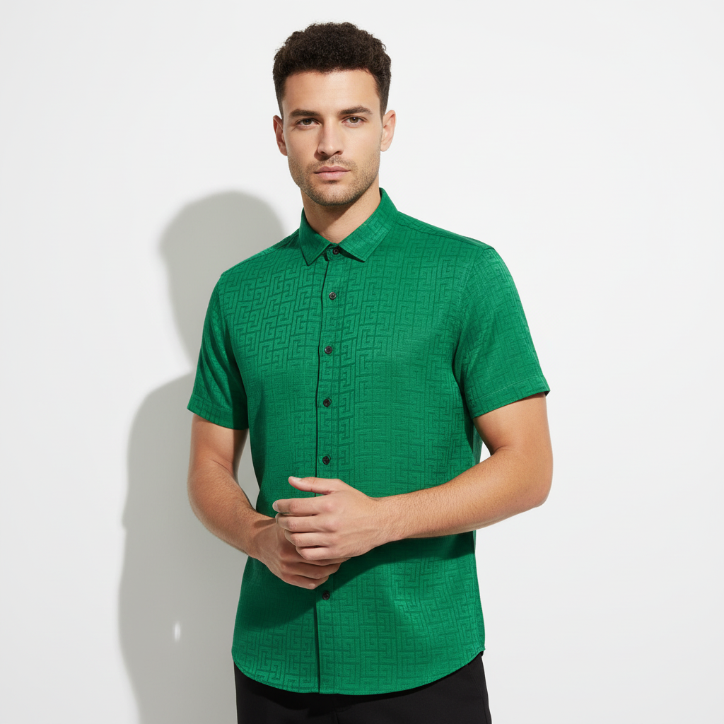 GRECIAN GRACE Shirt - CENTURY PENTHOUSE GREEN