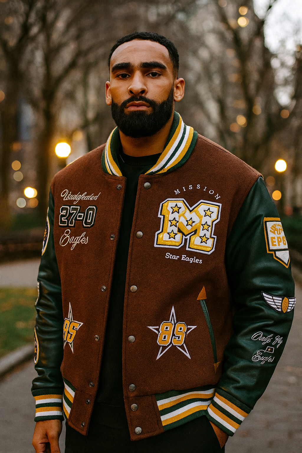 Jordan Craig Wool Bomber Jacket (Mission)