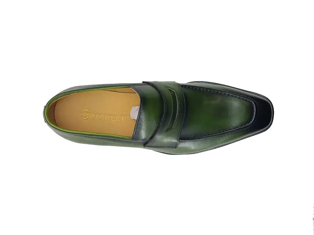 Patina Burnished Penny Loafer