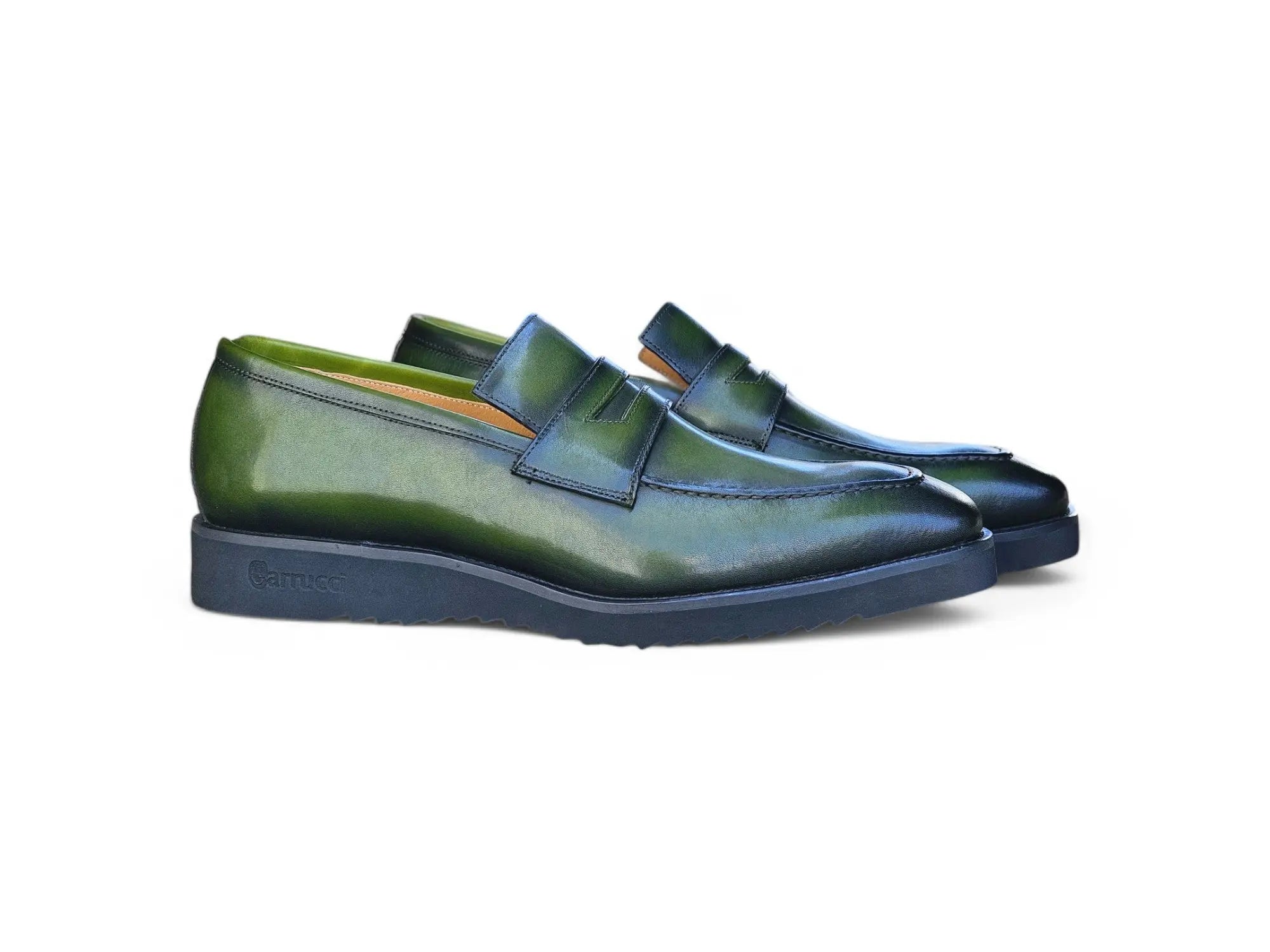 Patina Burnished Penny Loafer