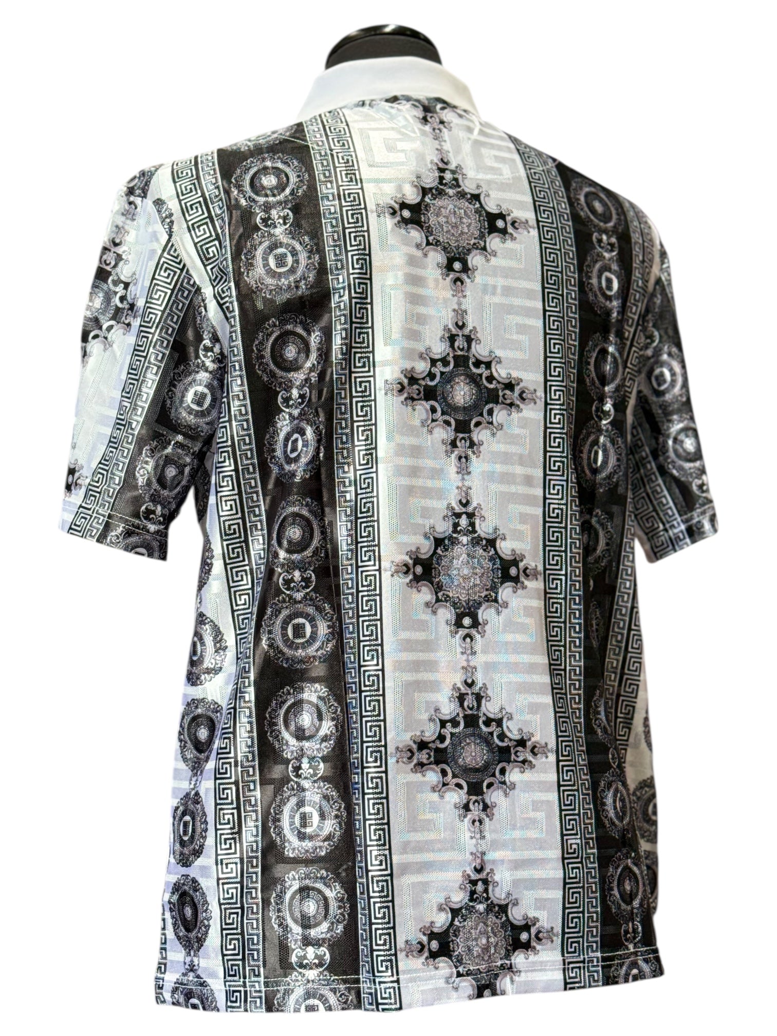 Prestige Digital Graphic Polo (Black) 540