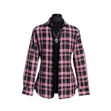 Lanzino "Glitz" Shirt Jacket (Pink Multicolor)