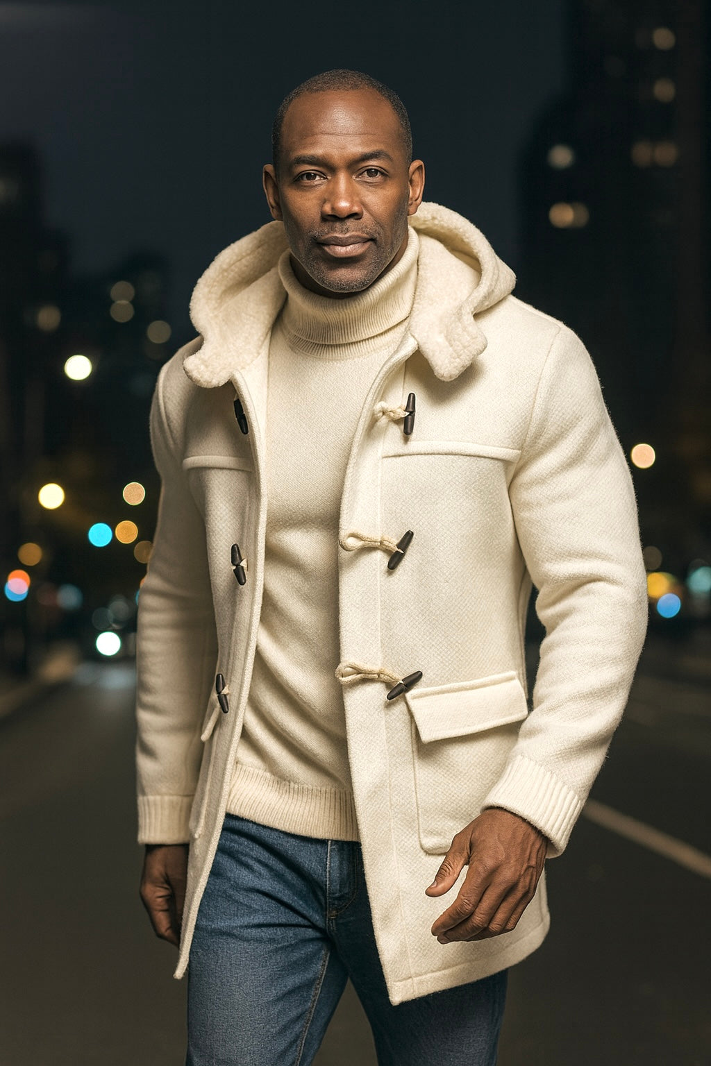 Lcr 3/4 length "Kenneth" cardigan (Cream)