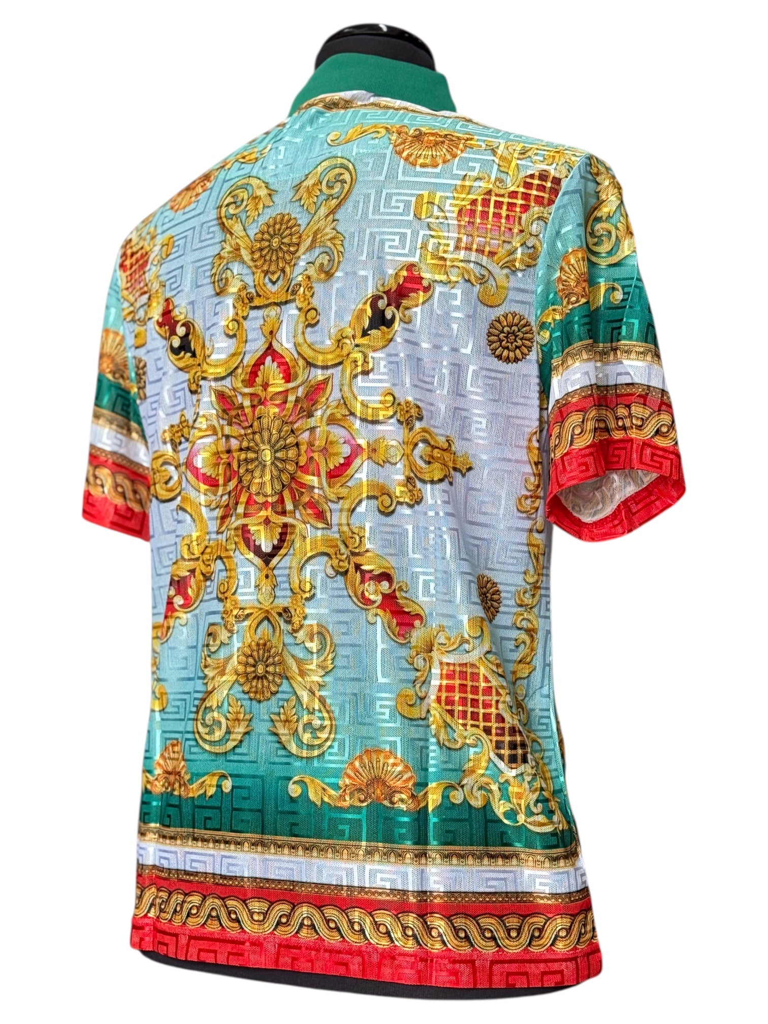 Prestige Digital Graphic Polo (Green) 510