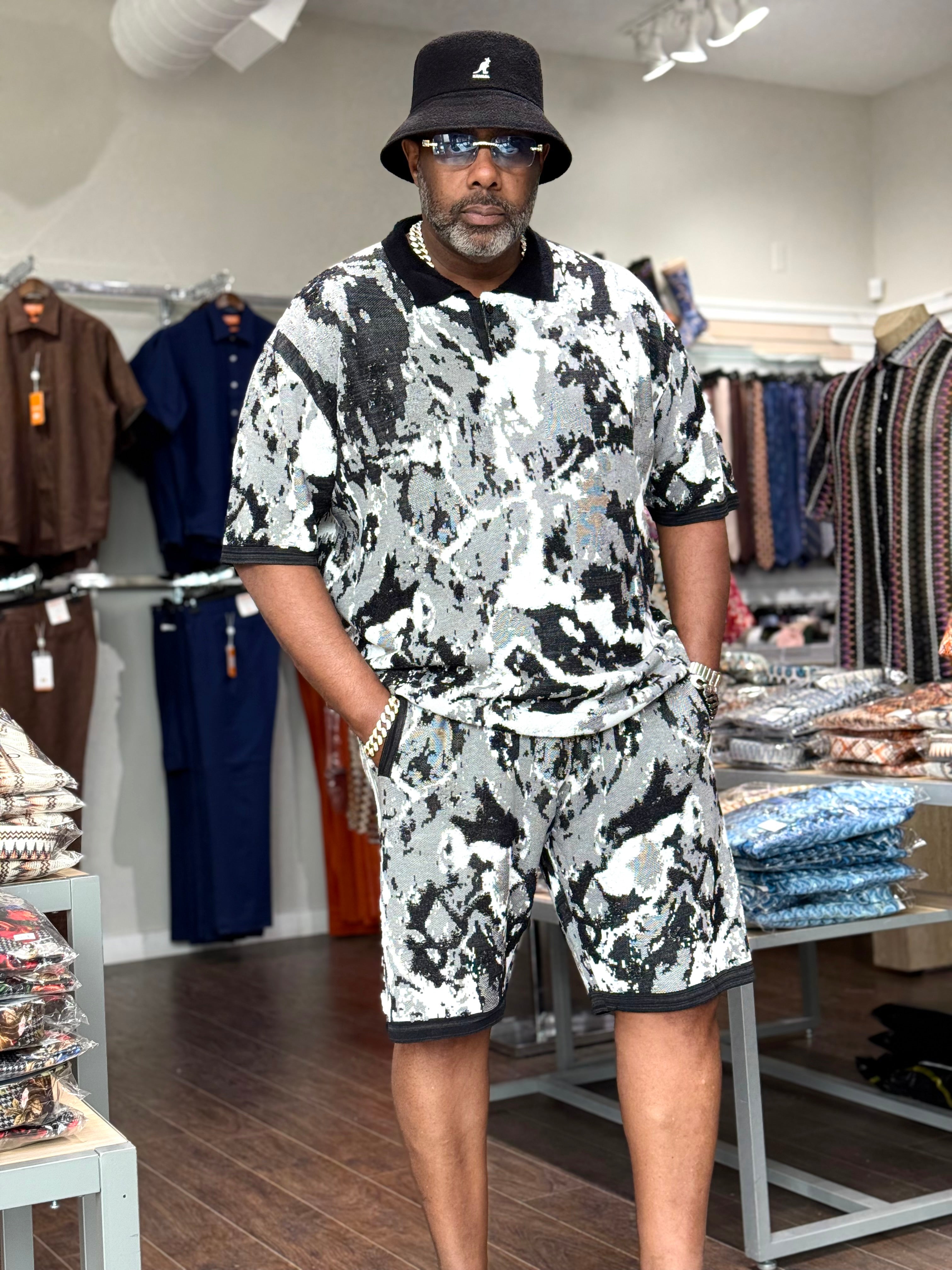 The "Brice" Short Set (Black)