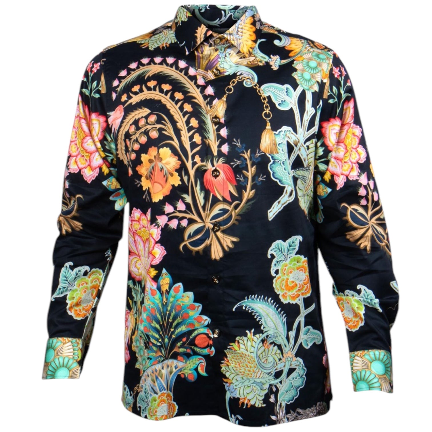 Prestige Cotton Luxury Shirt (Black) 450