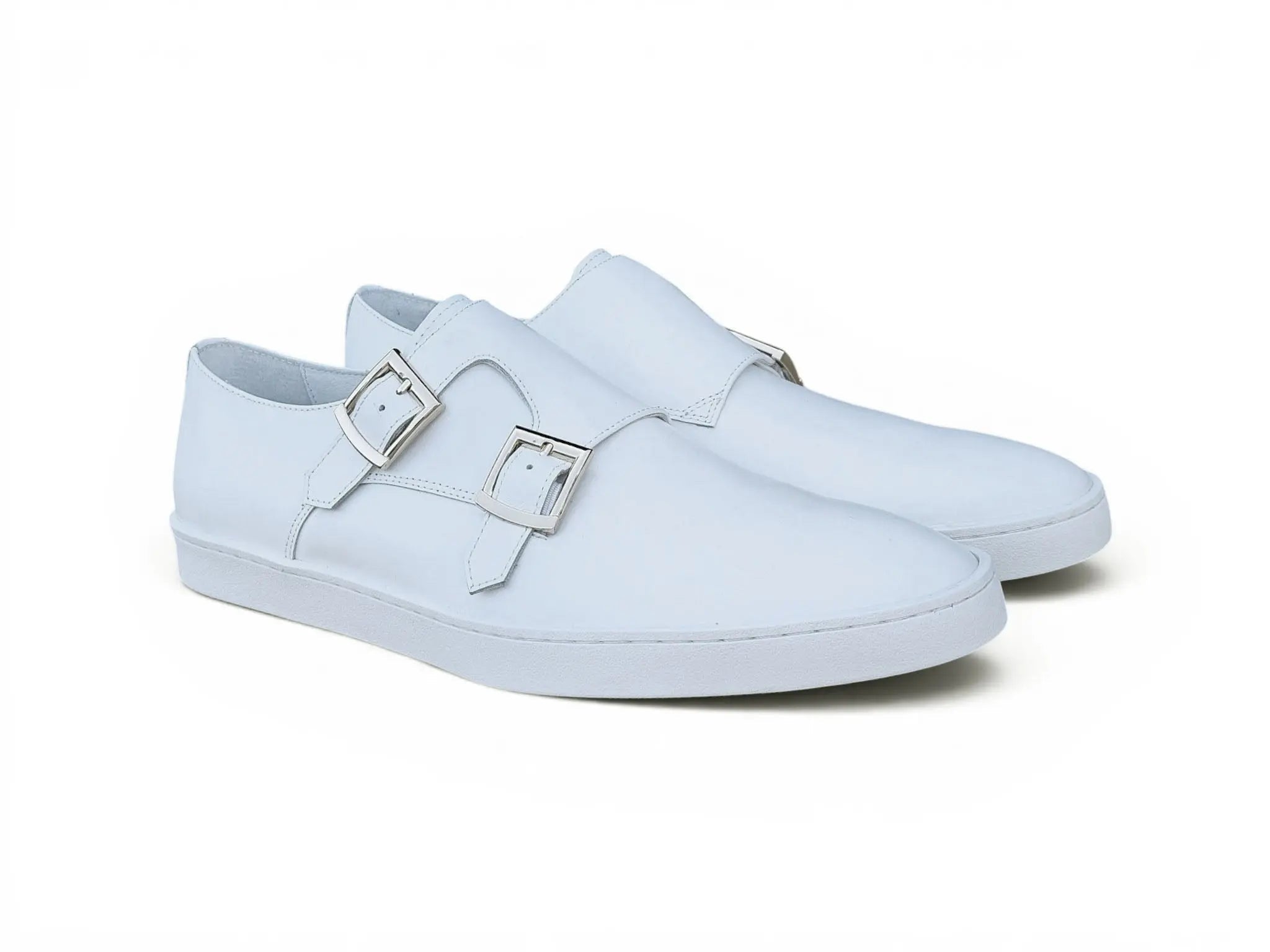 Double Monk Strap Leather Sneaker