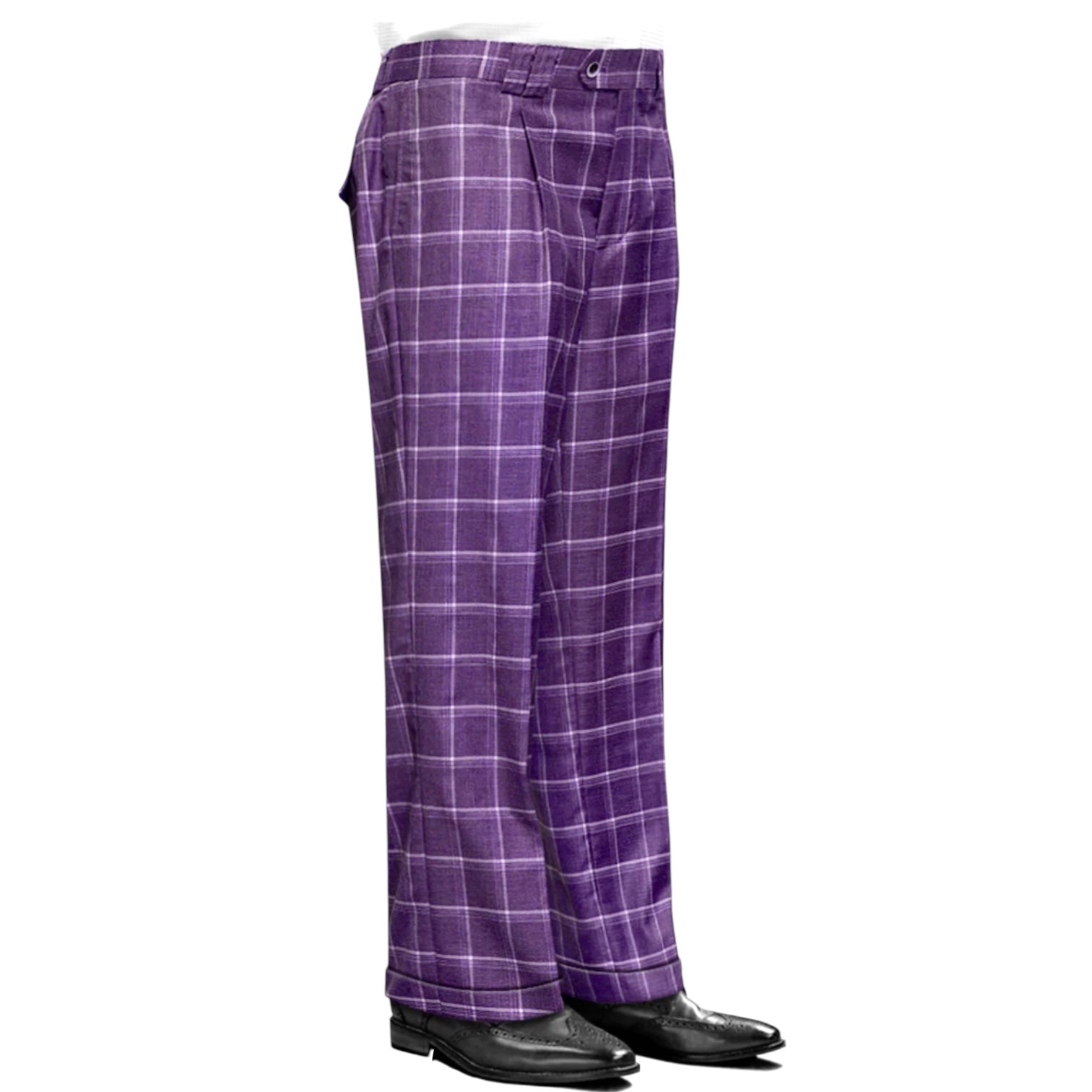 Statement Wide Leg Pant (Purple)