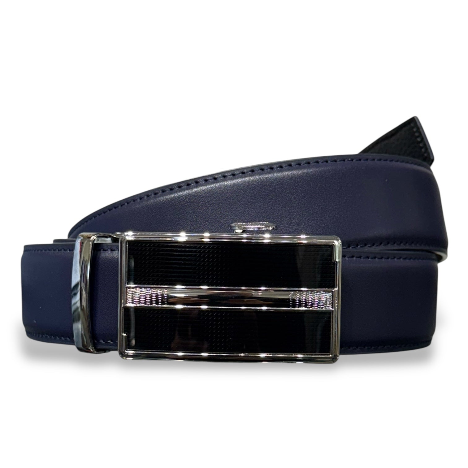 Designer fashion belt (navy) ion
