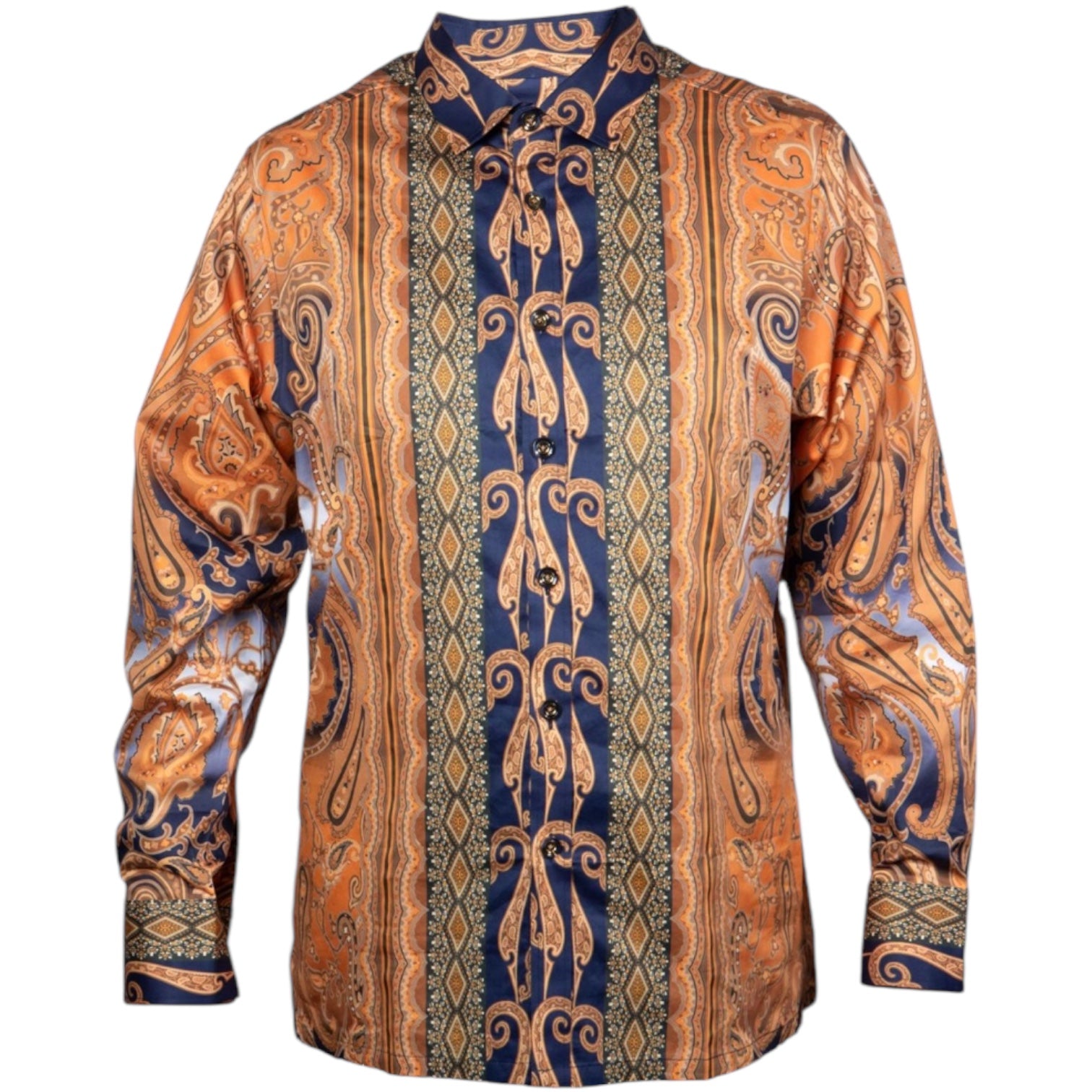 Prestige Cotton Luxury Shirt (Navy) 401