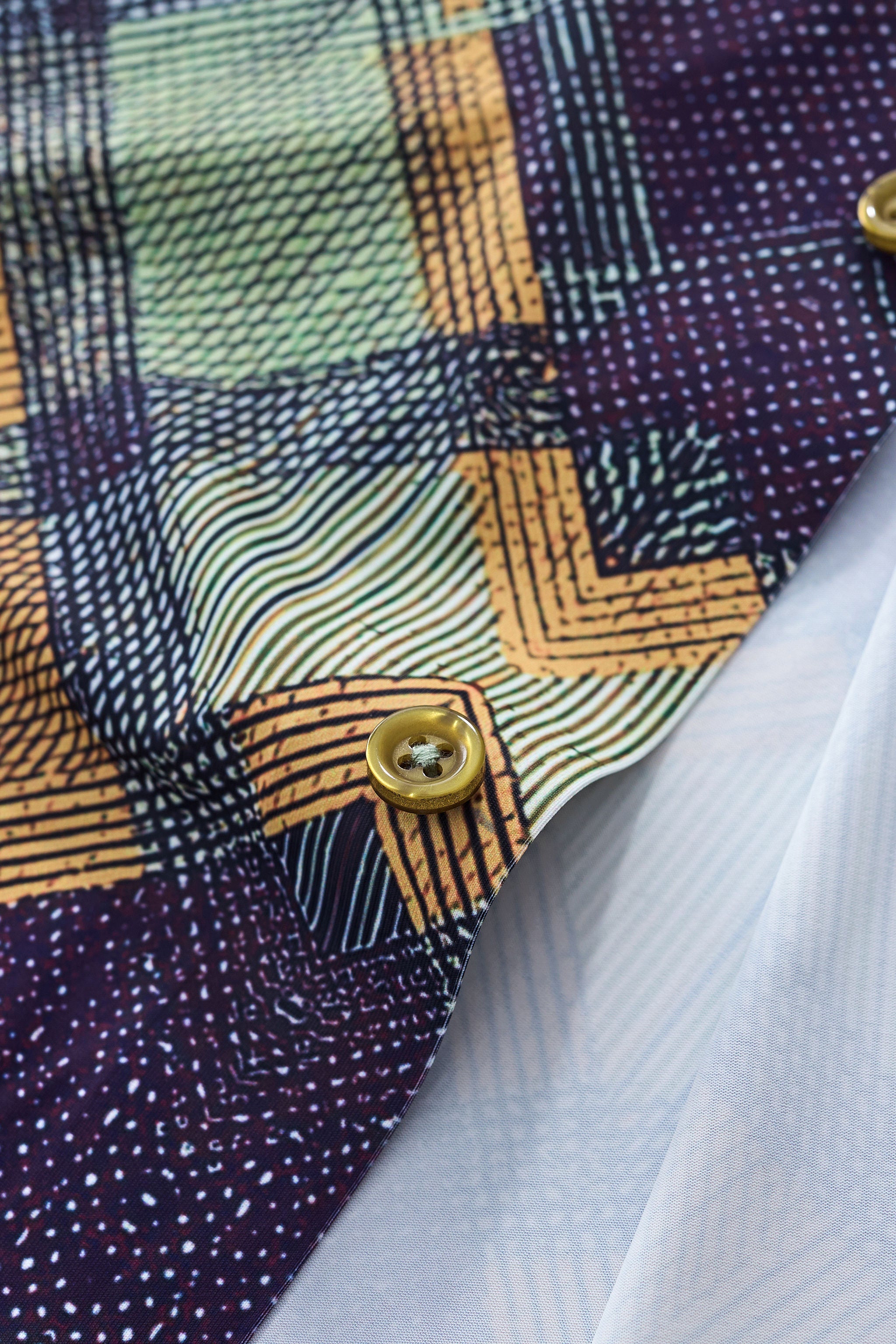 Diamond Plaid Stretch Shirt – El Baron KHAKI