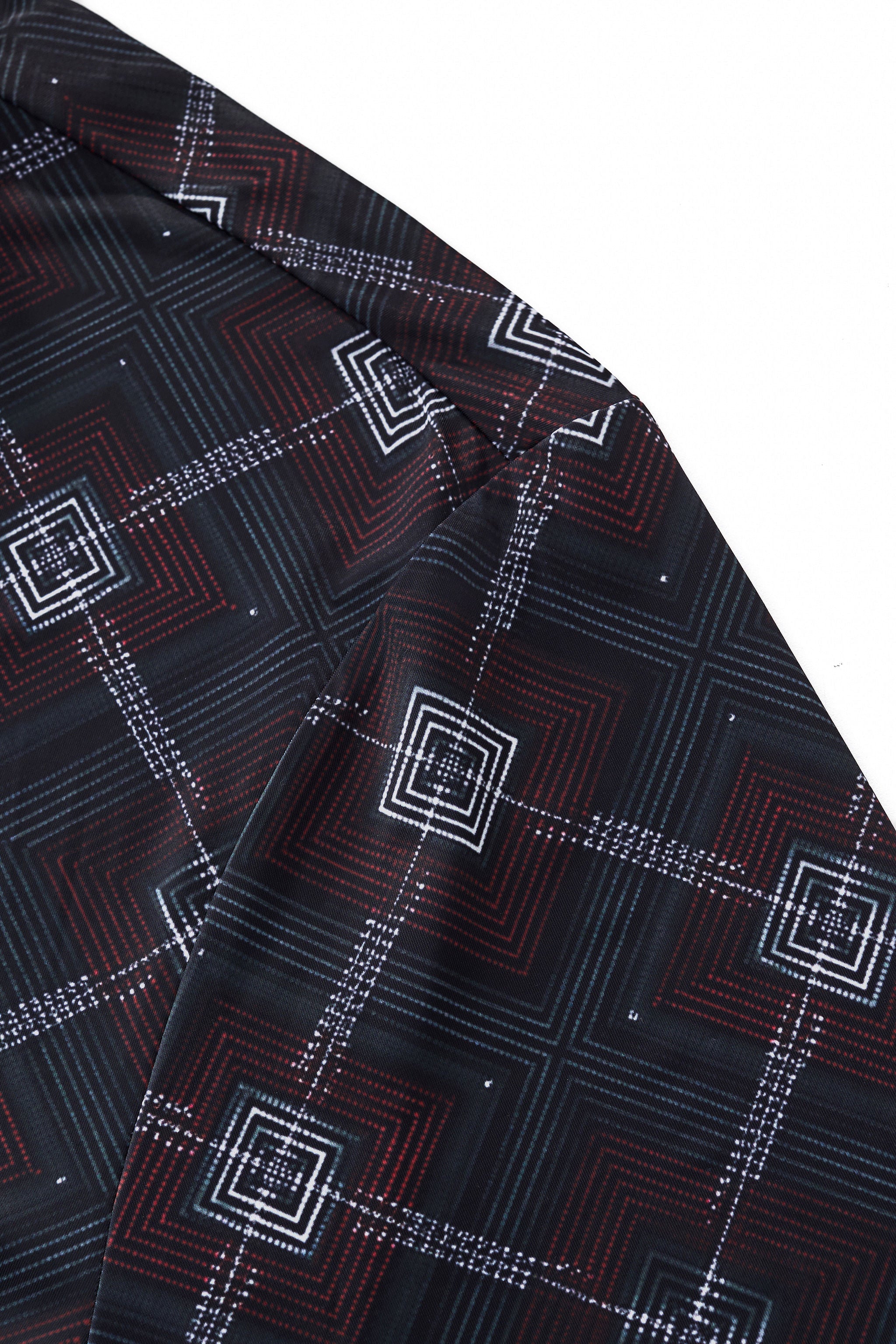 Geometric Seamless Shirt – El Baron BLACK