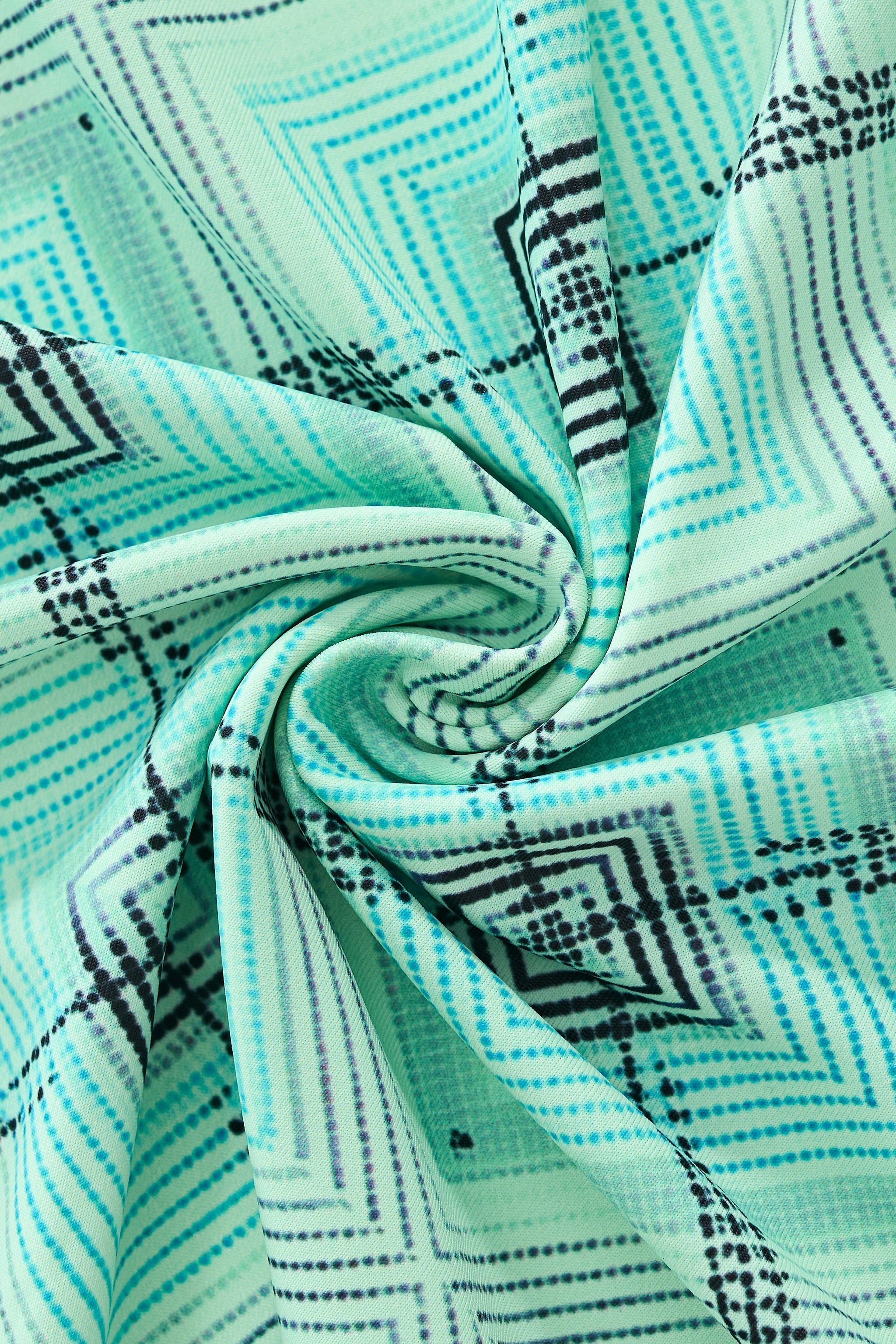 Geometric Seamless Shirt – El Baron PISTACHIO