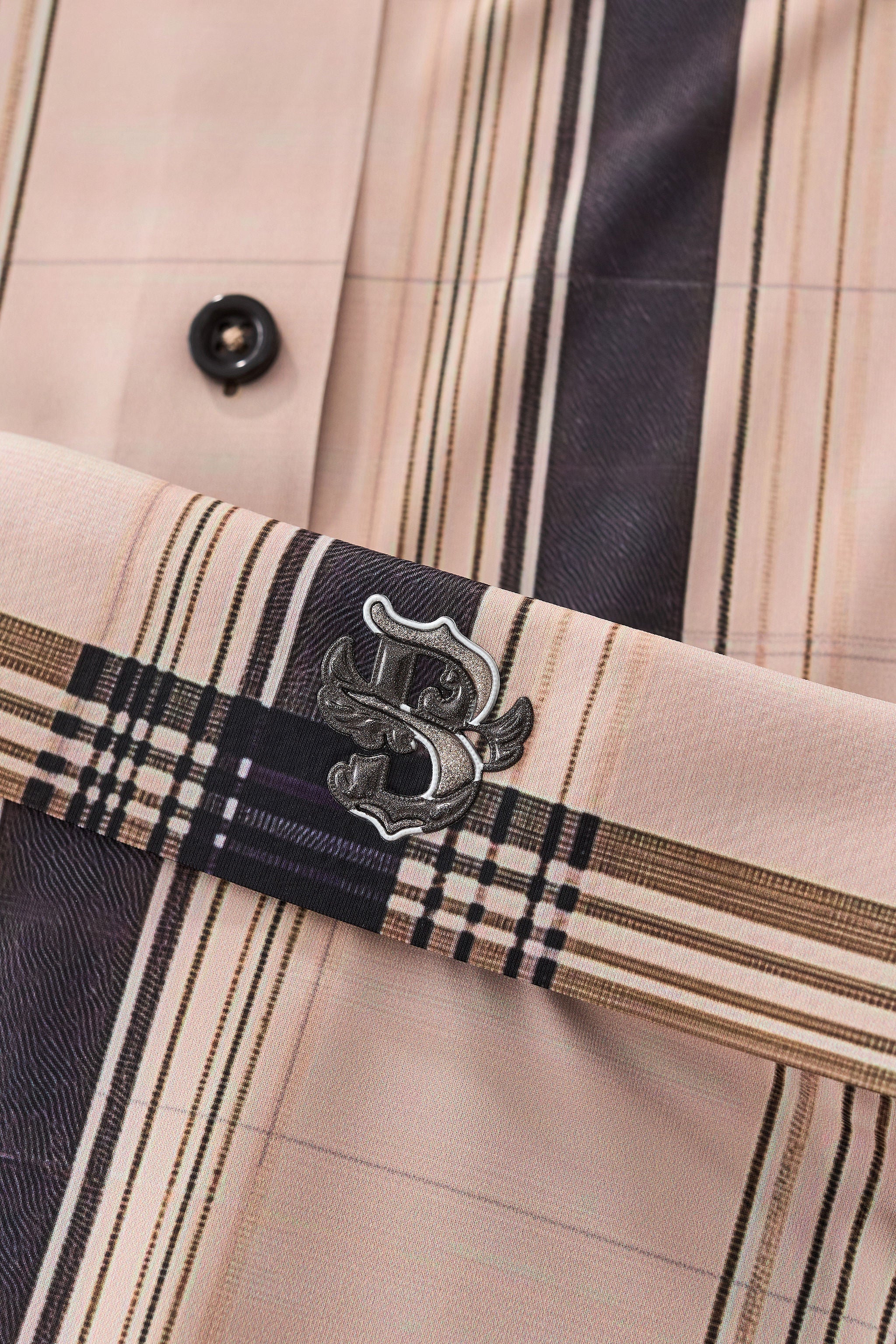 Heritage Plaid Stretch Woven Shirt-El Baron KHAKI