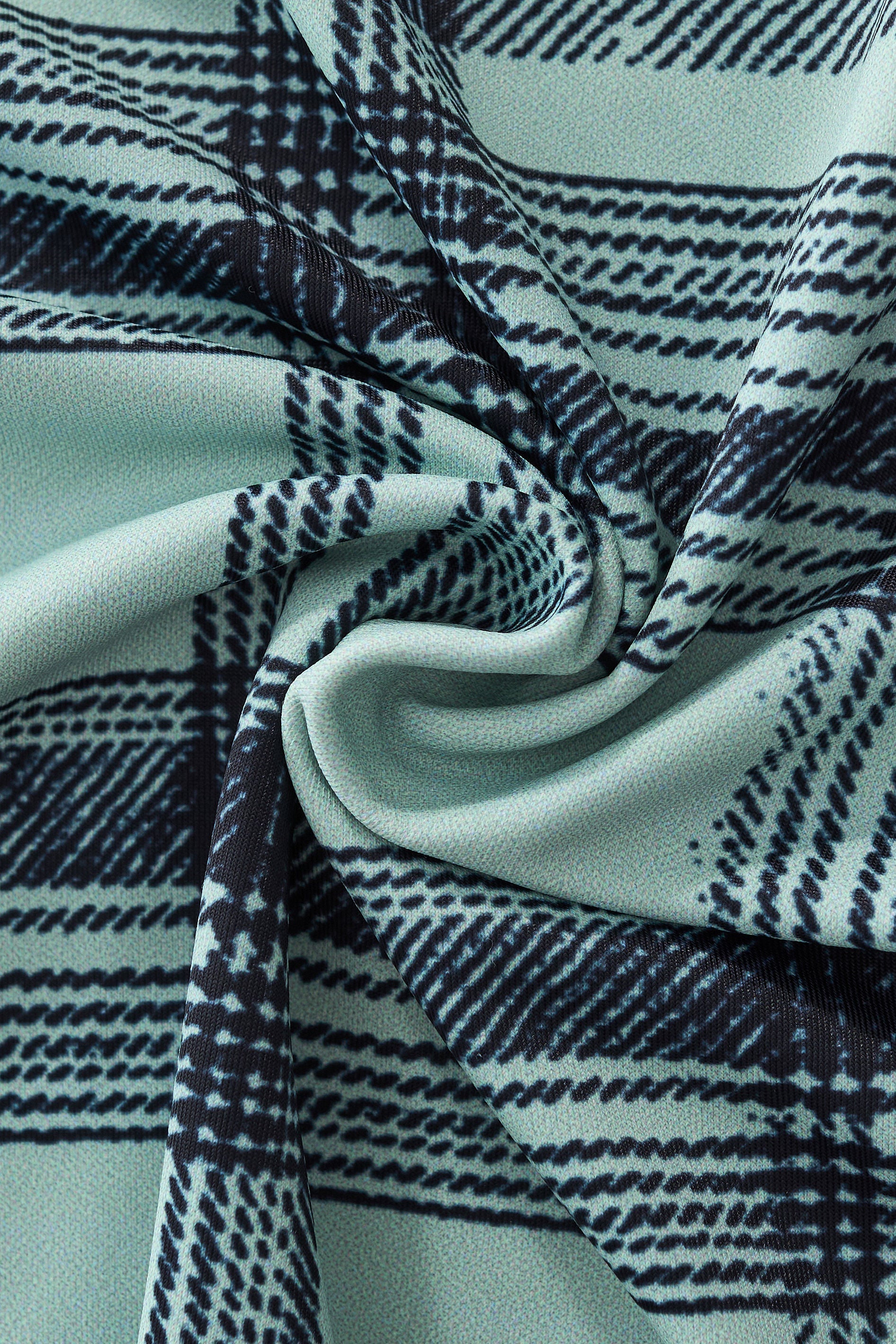 Seamless Plaid Stretch Shirt – El Baron GREEN