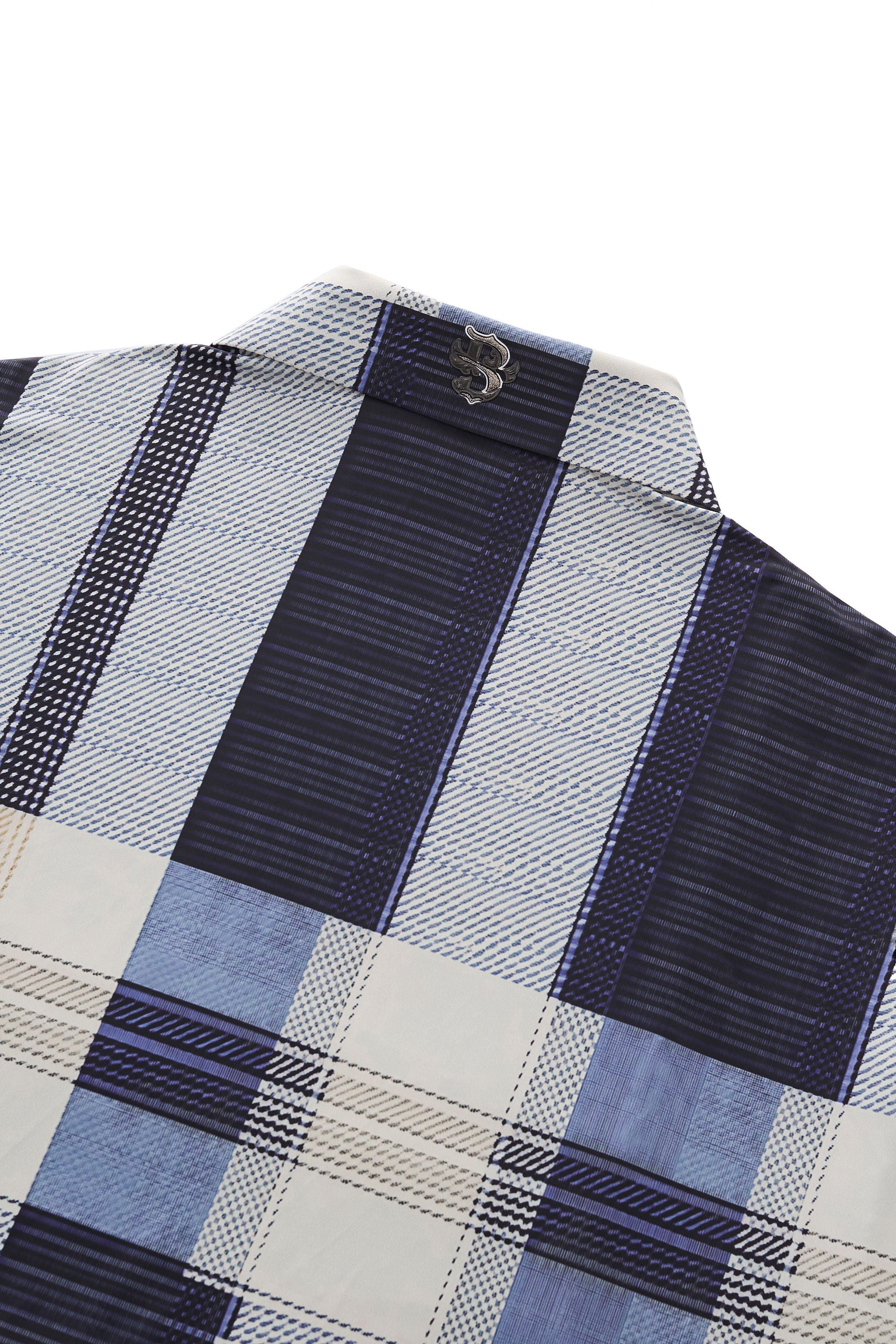 Seamless Plaid Stripe Shirt – El Baron BLUE